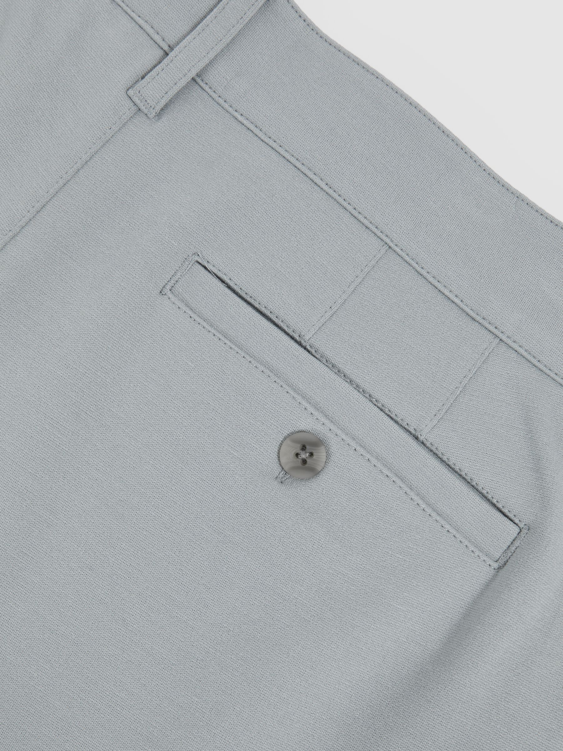 Paige Slim-Fit Stretch Trousers in Moon Shadow Blue - Image 6 of 6