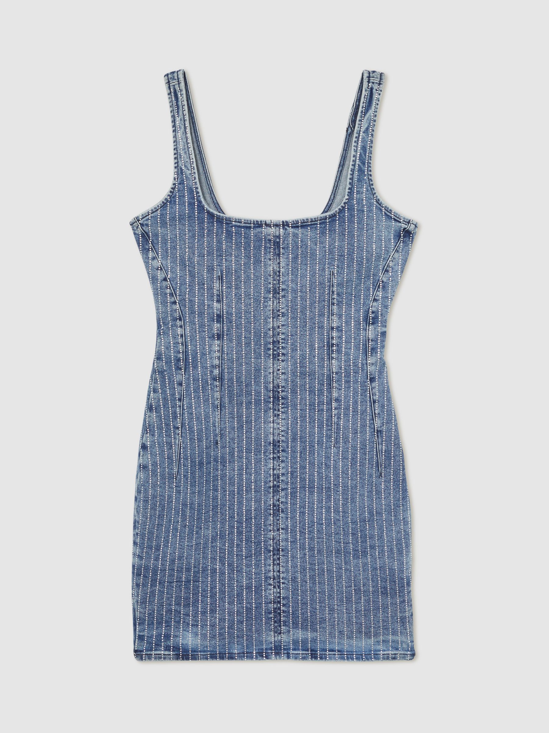 Dress in Indigo Blue - Image 2 of 5
