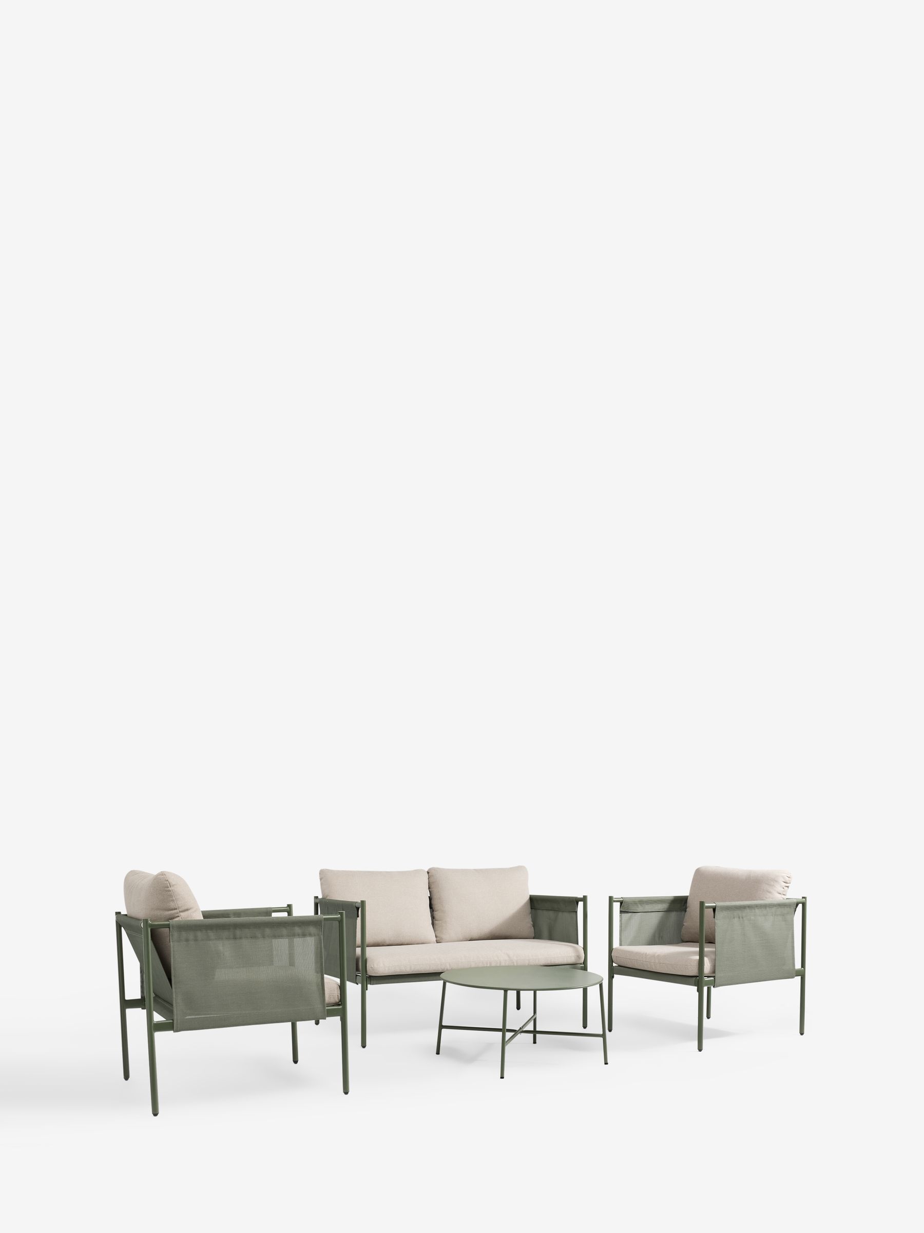 4 Piece Estelle Lounge Set in Green - Image 5 of 6