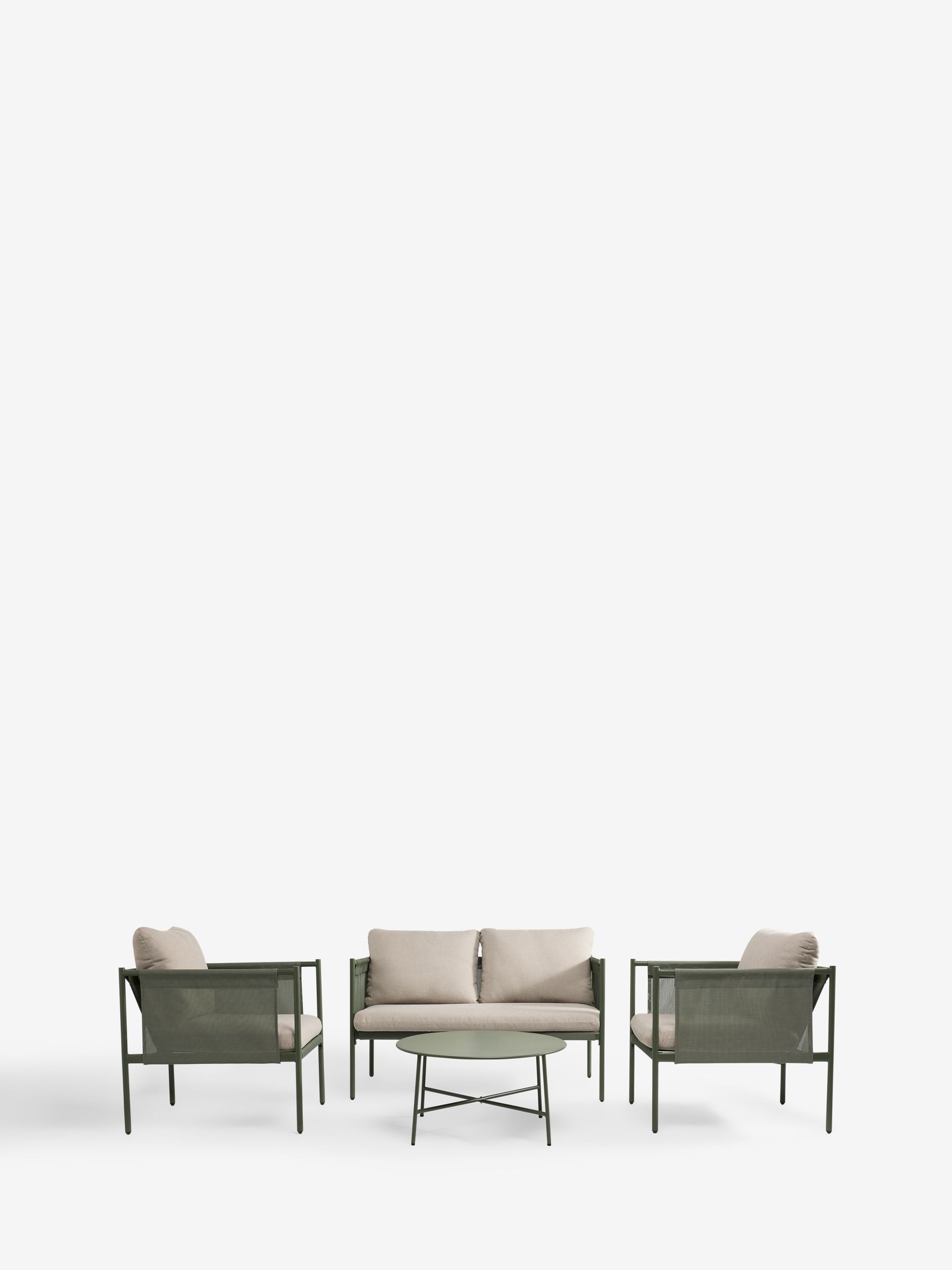 4 Piece Estelle Lounge Set in Green - Image 6 of 6