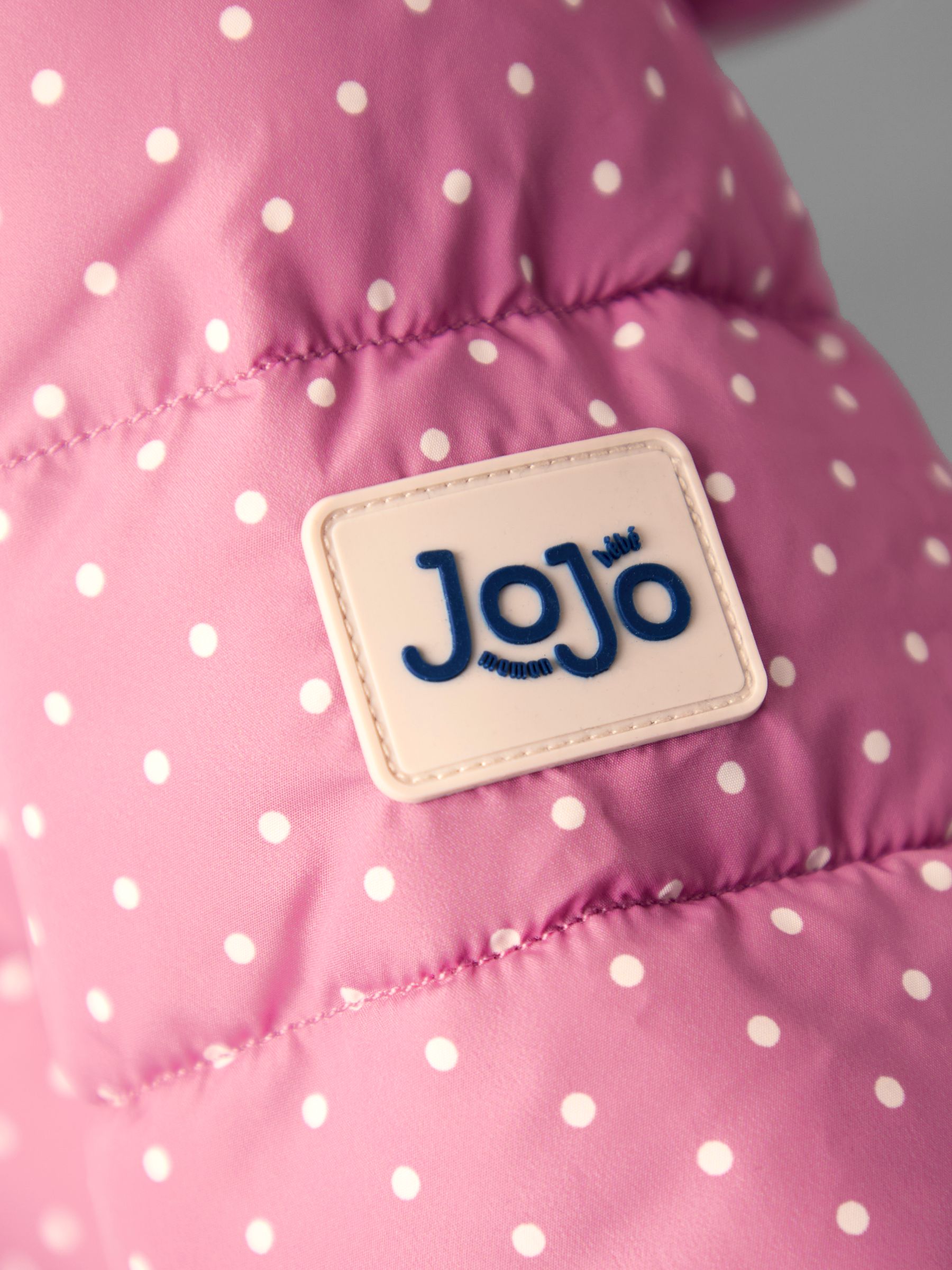 Pink Fleece Lined Puffer Coat - Image 9 of 9