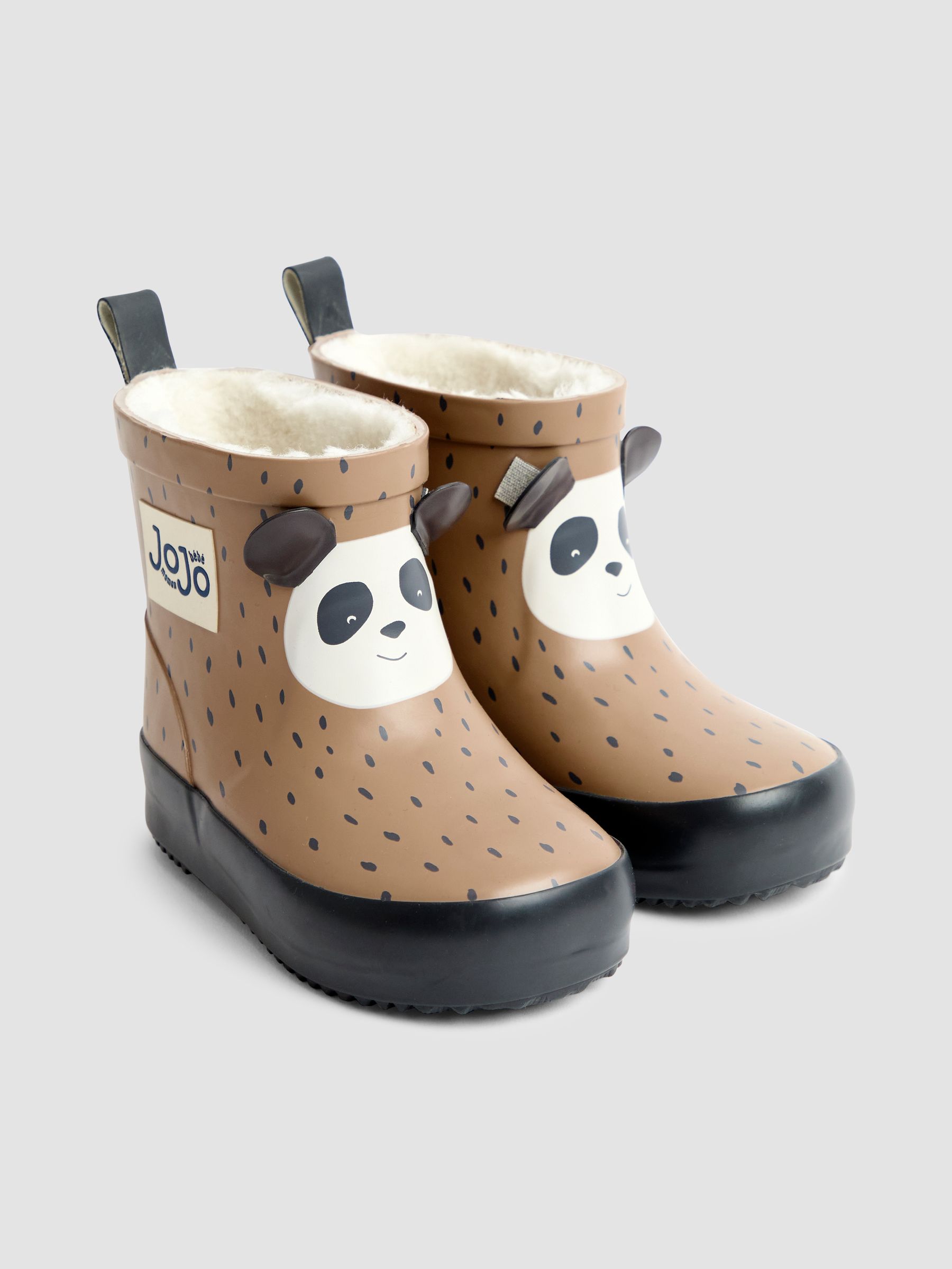 Brown Rust Cosy Lined Ankle Wellies - Image 1 of 4