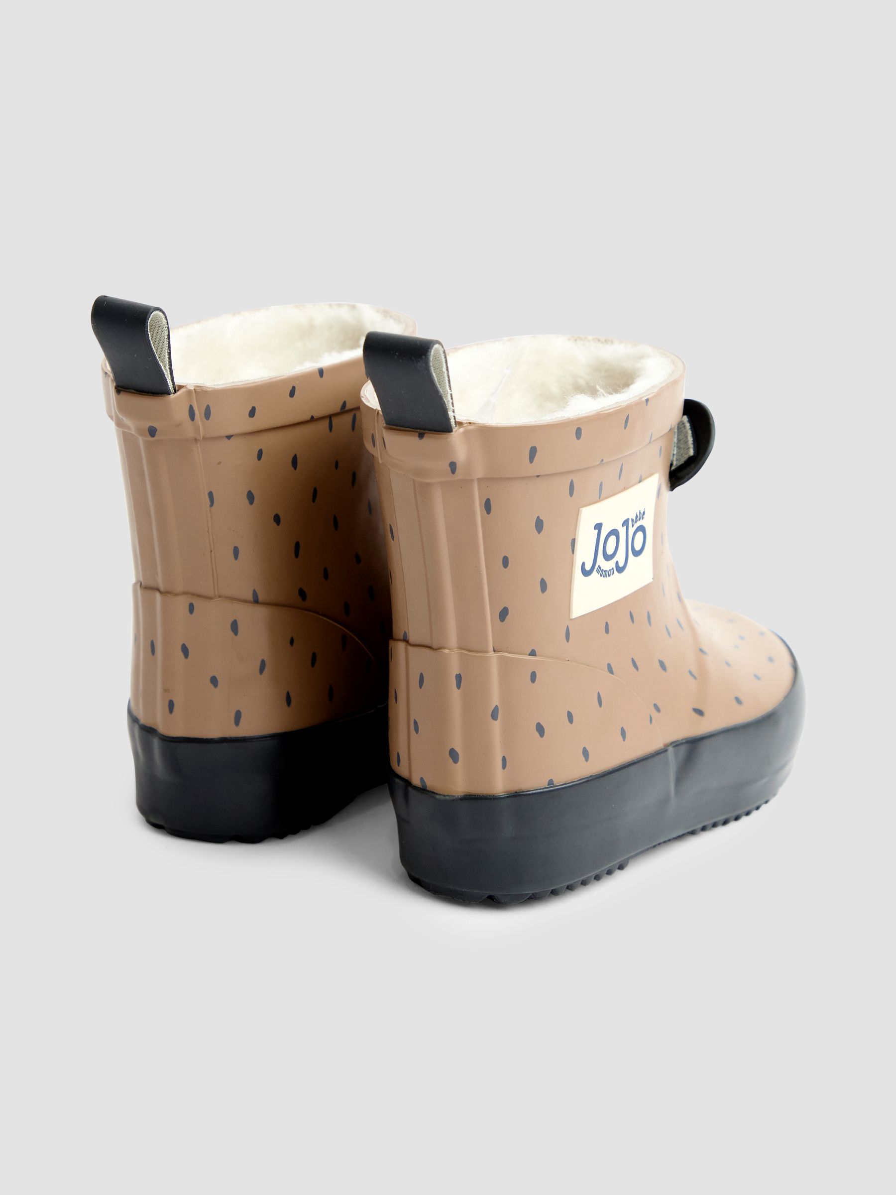 Brown Rust Cosy Lined Ankle Wellies - Image 2 of 4