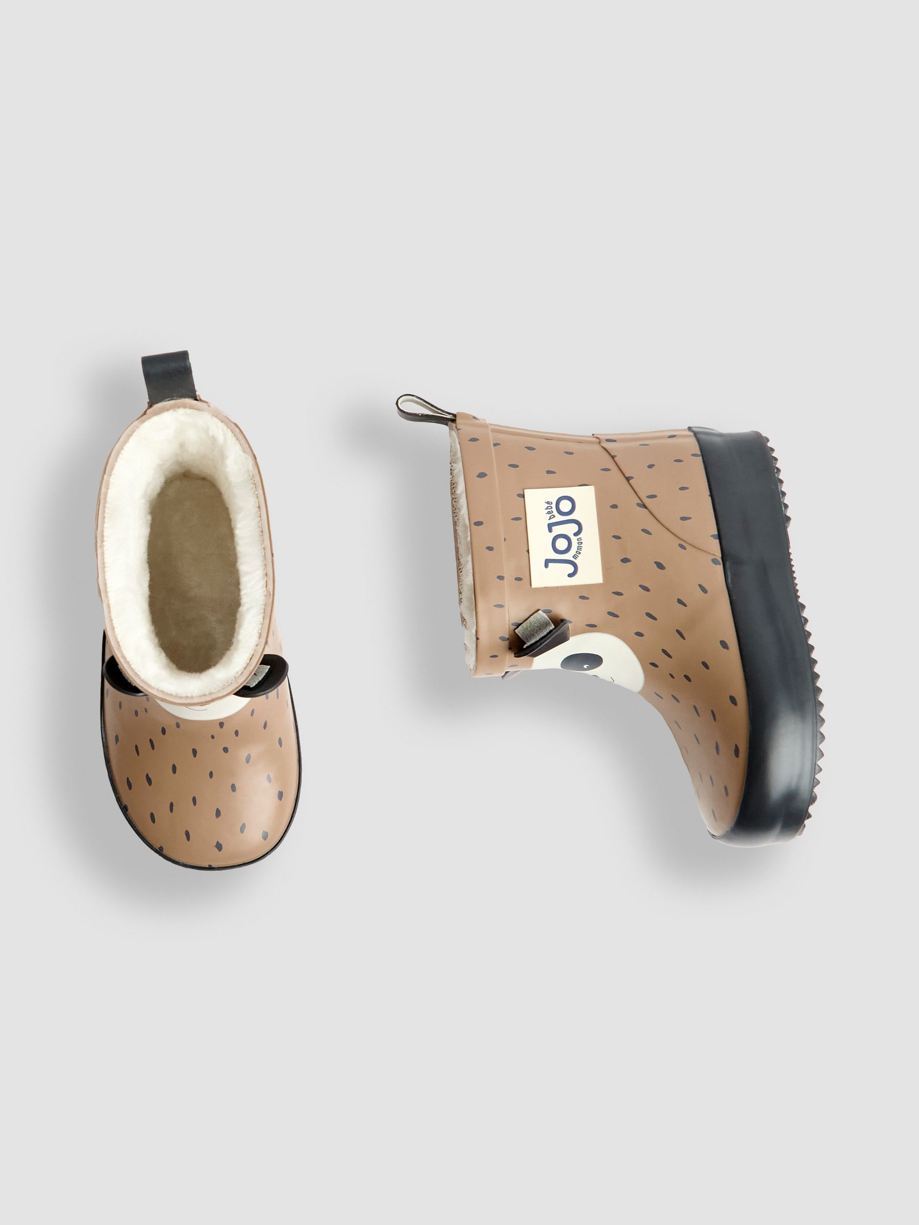 Brown Rust Cosy Lined Ankle Wellies - Image 3 of 4