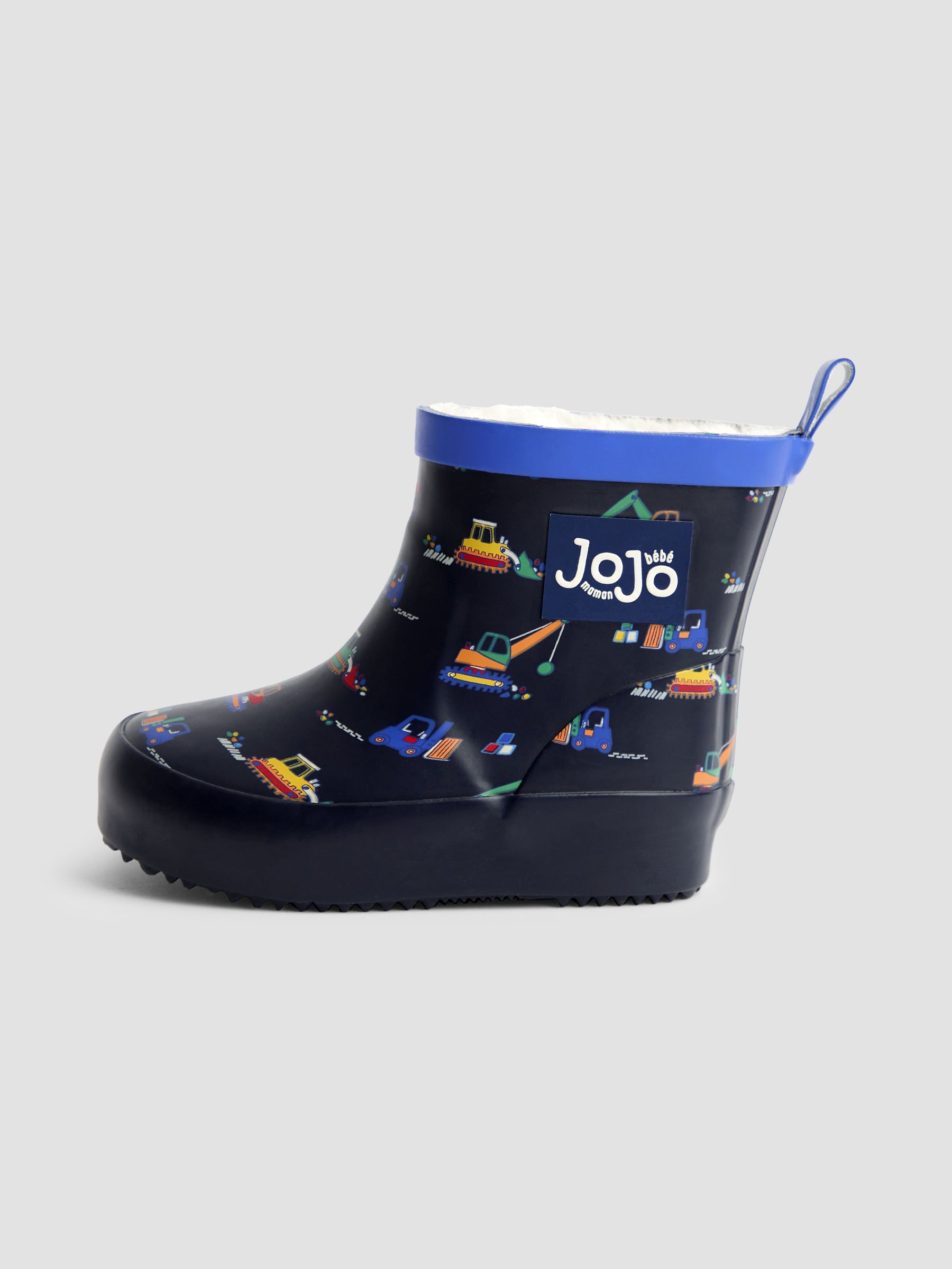 Light Blue Rust Cosy Lined Ankle Wellies - Image 4 of 4