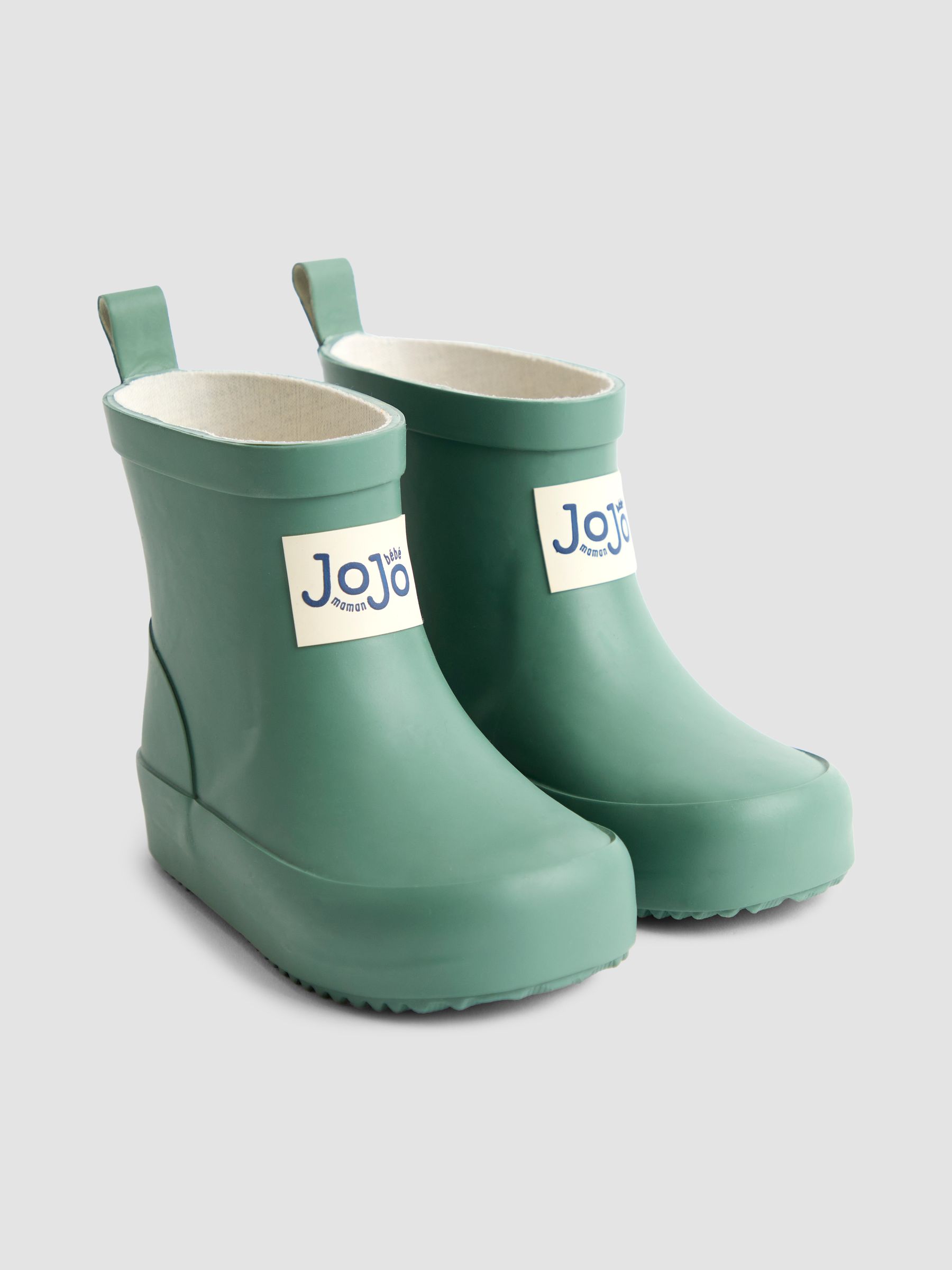 Light Green Rust Cosy Lined Ankle Wellies - Image 1 of 4