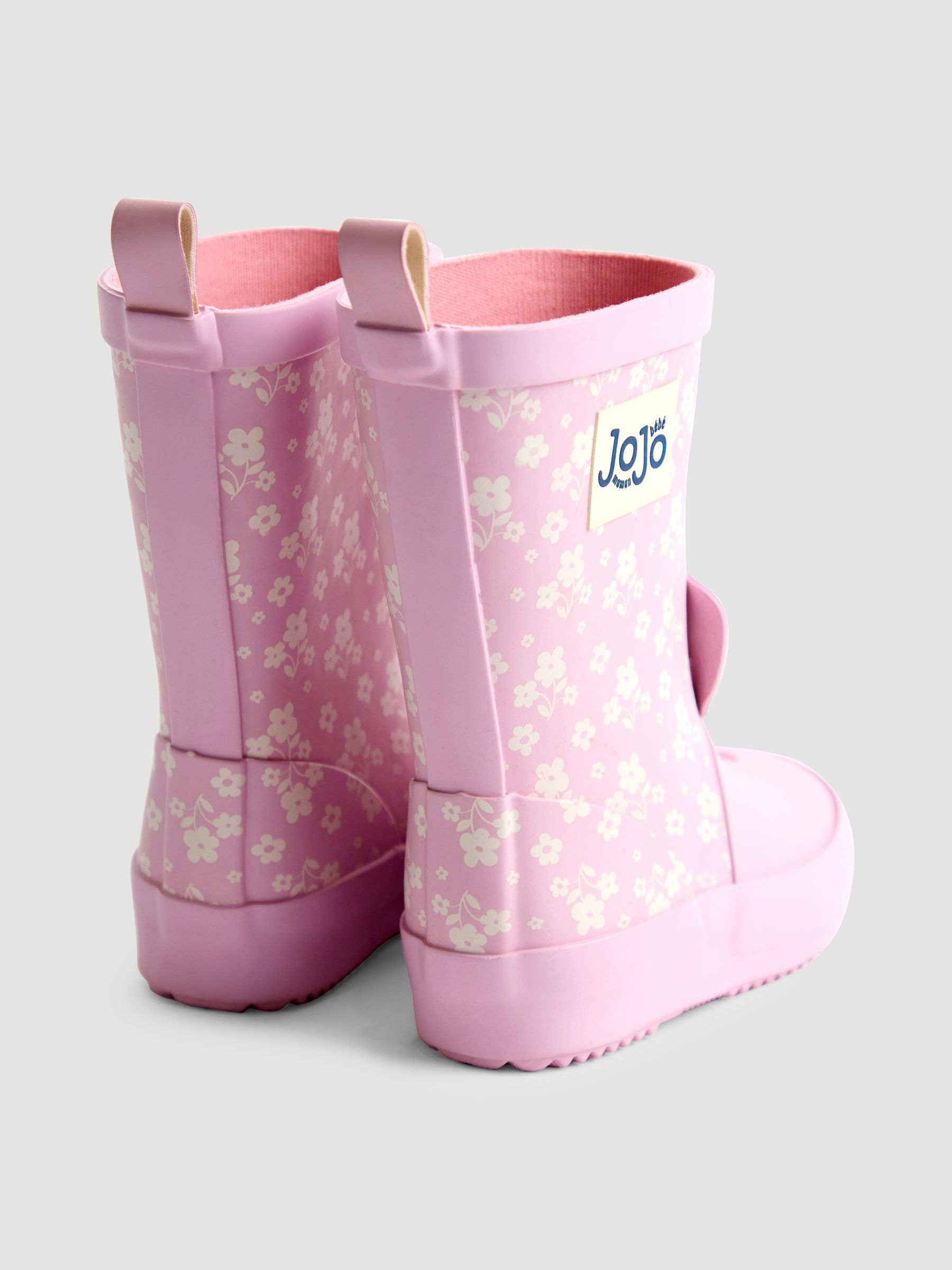 Pink Bunny Floral Wellies - Image 2 of 5