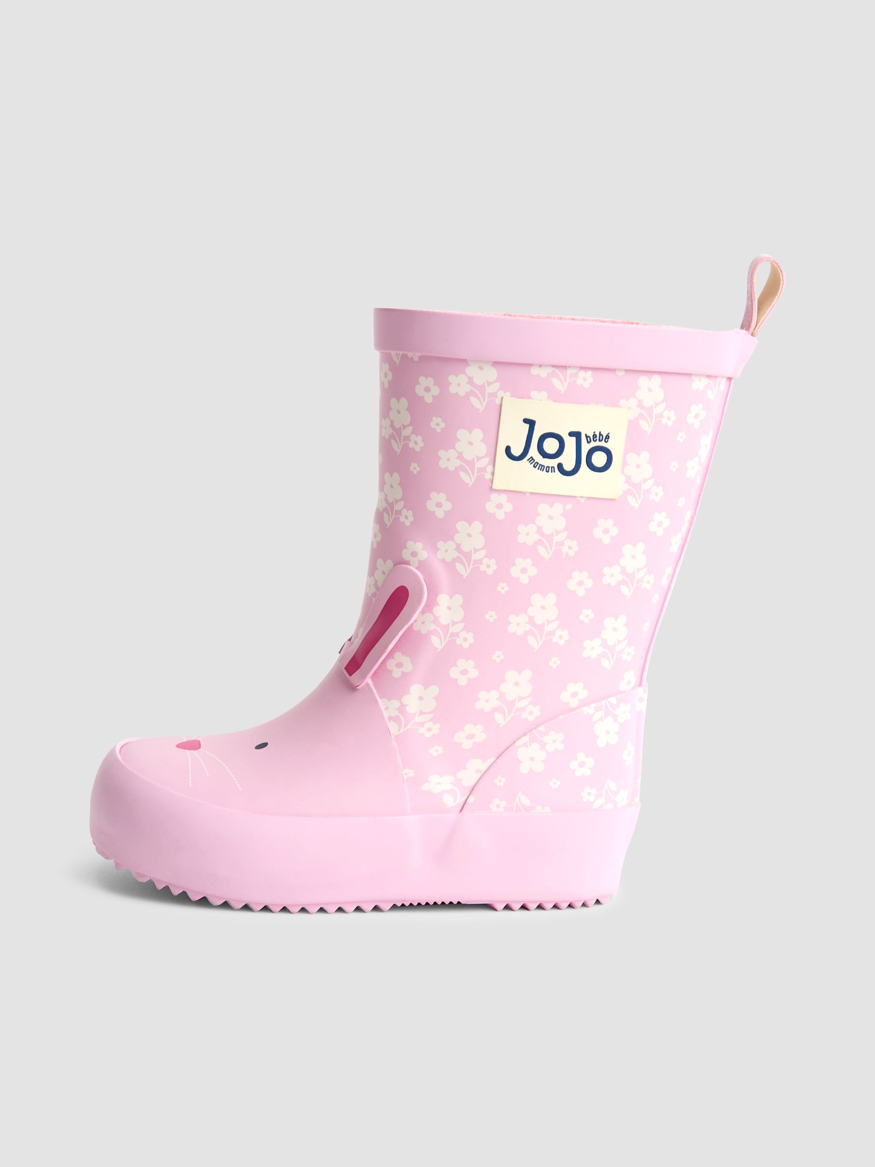Pink Bunny Floral Wellies - Image 4 of 5