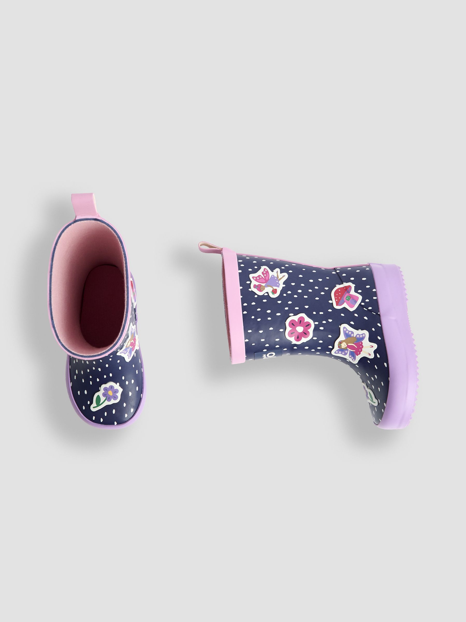 Blue Light Floral Cosy Lined Boot - Image 3 of 4