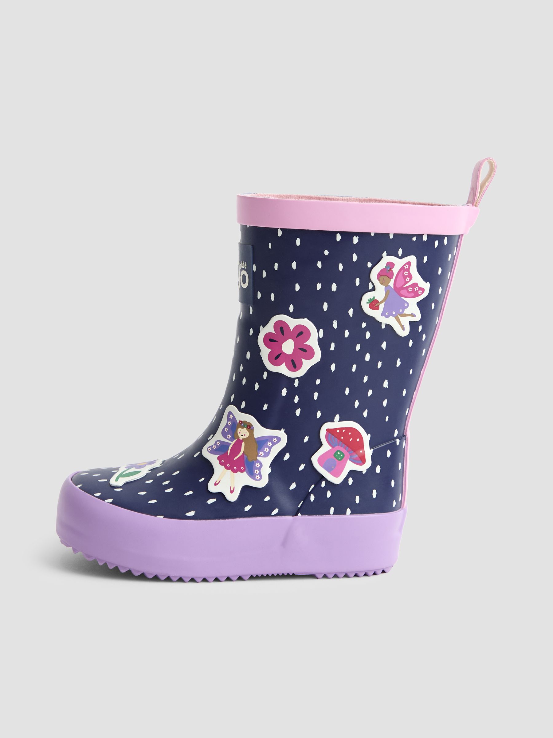Blue Light Floral Cosy Lined Boot - Image 4 of 4