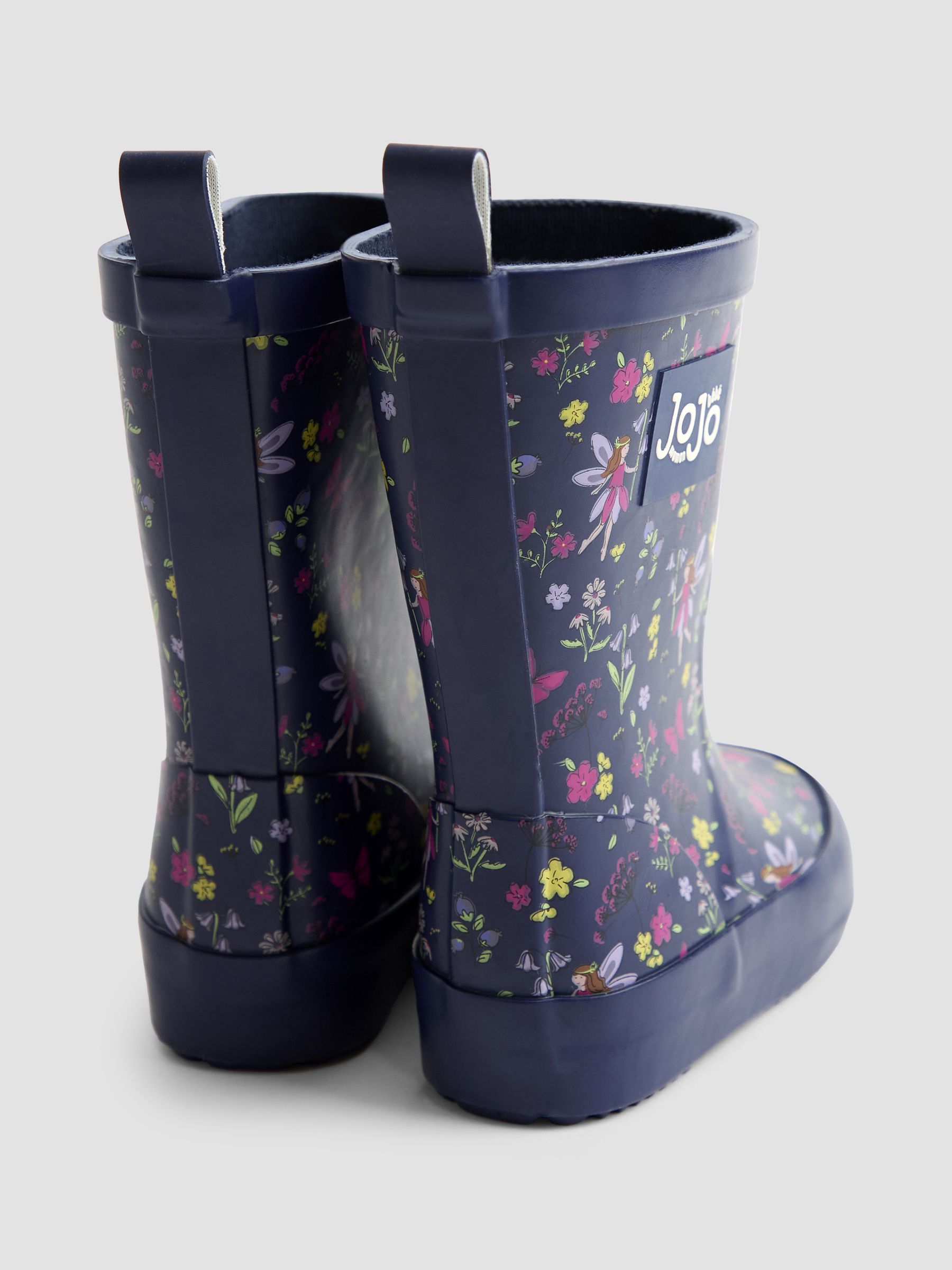 Blue Floral Cosy Lined Boot - Image 2 of 4