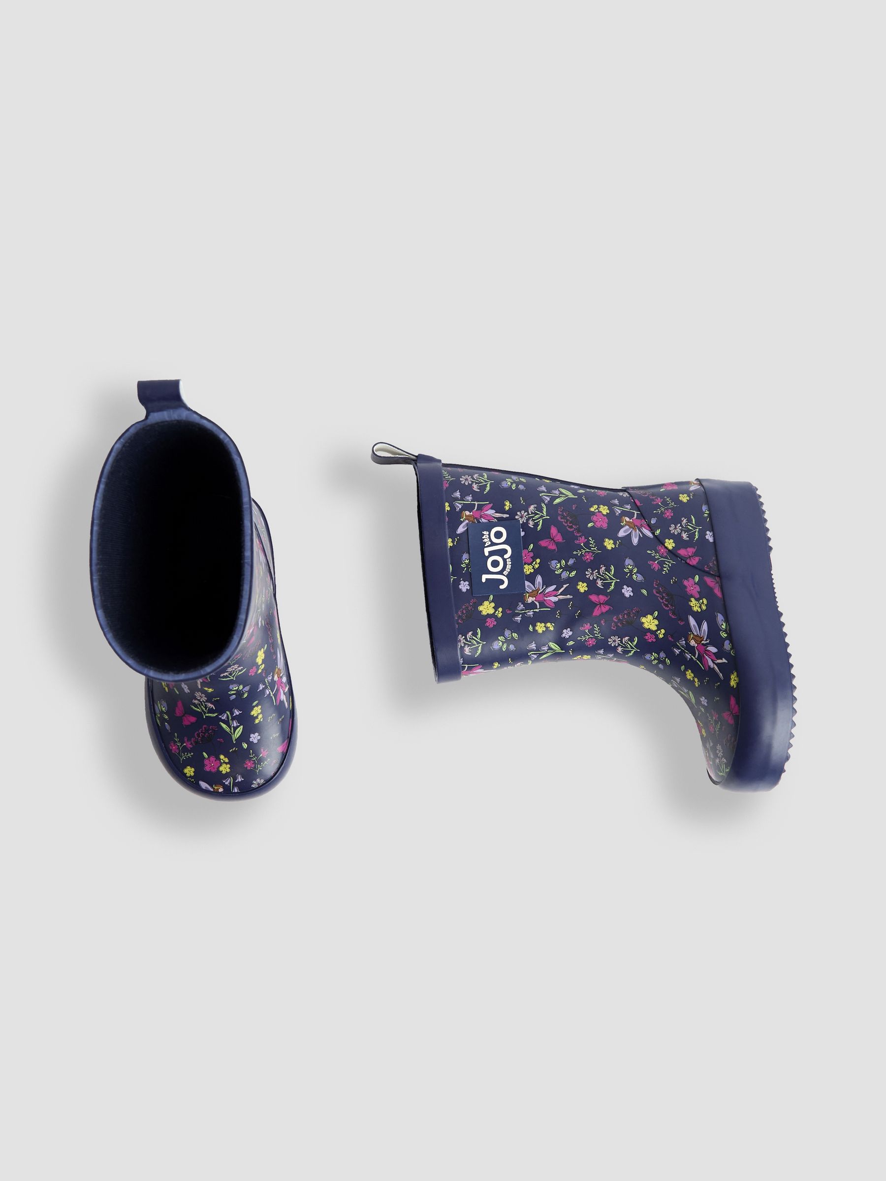Blue Floral Cosy Lined Boot - Image 3 of 4