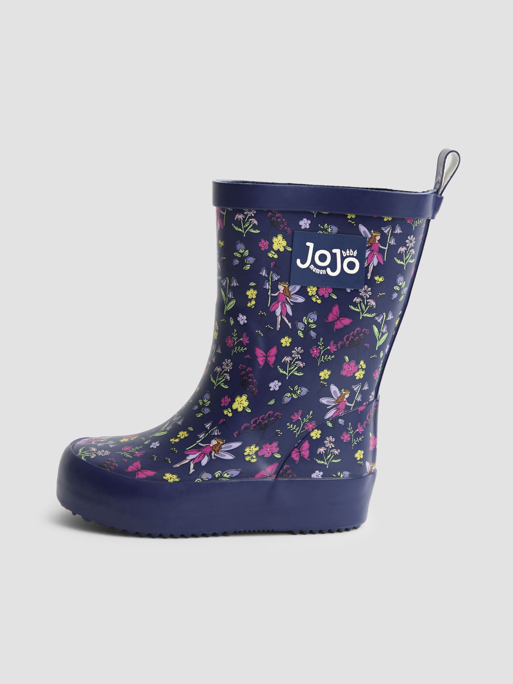 Blue Floral Cosy Lined Boot - Image 4 of 4