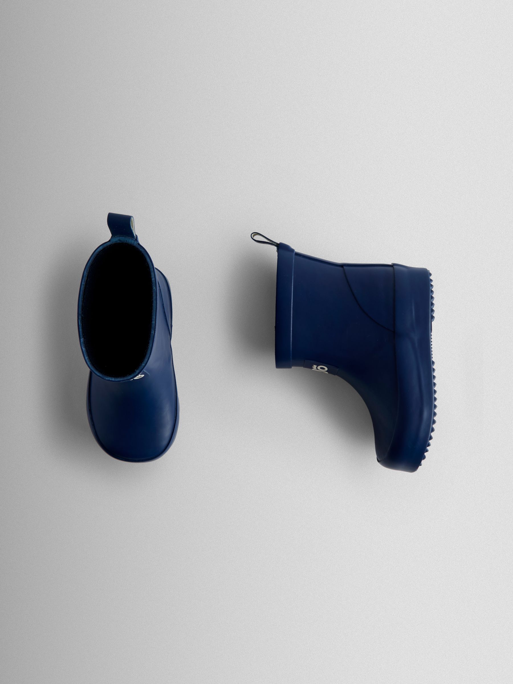 Navy Blue Short Plain Wellie Boot - Image 4 of 4