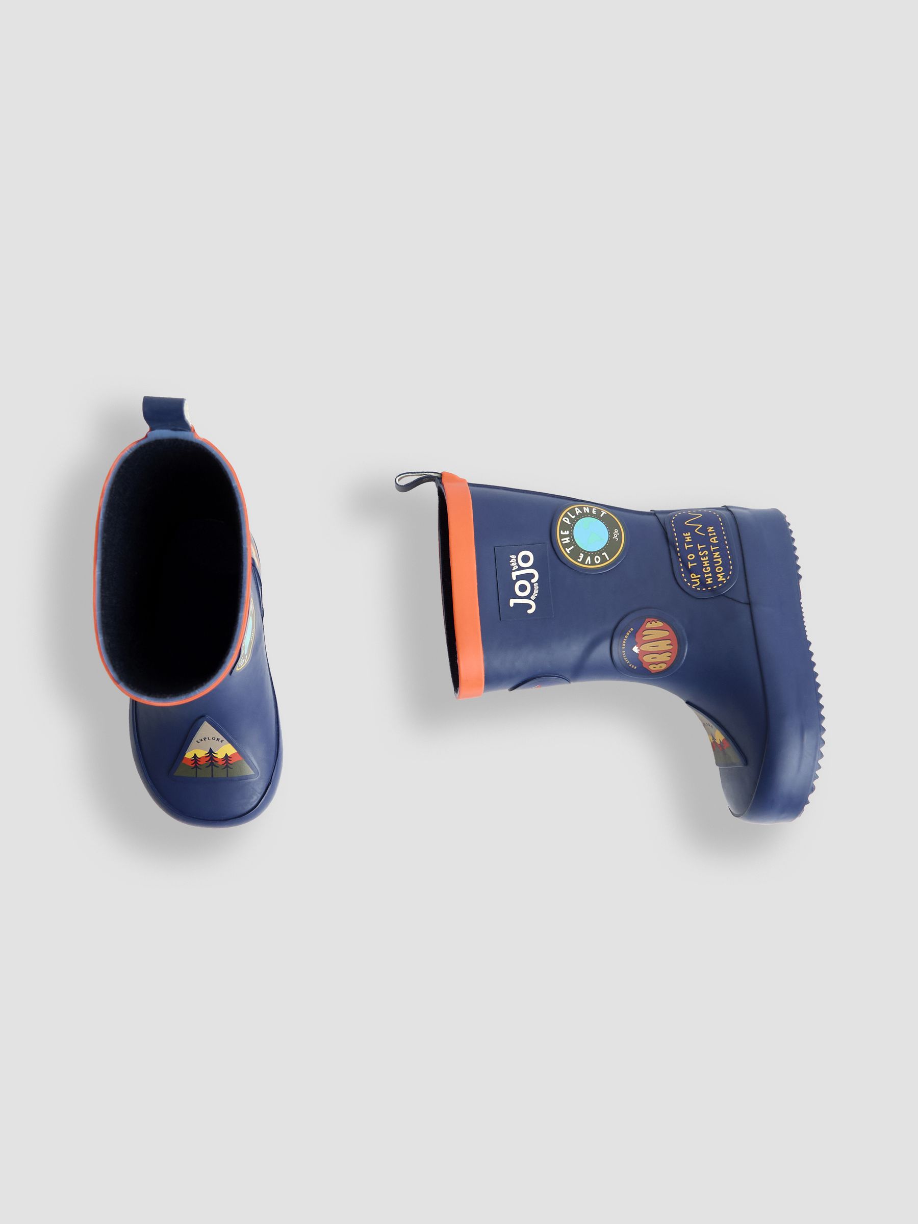 Navy Blue Sticker Wellies - Image 5 of 6