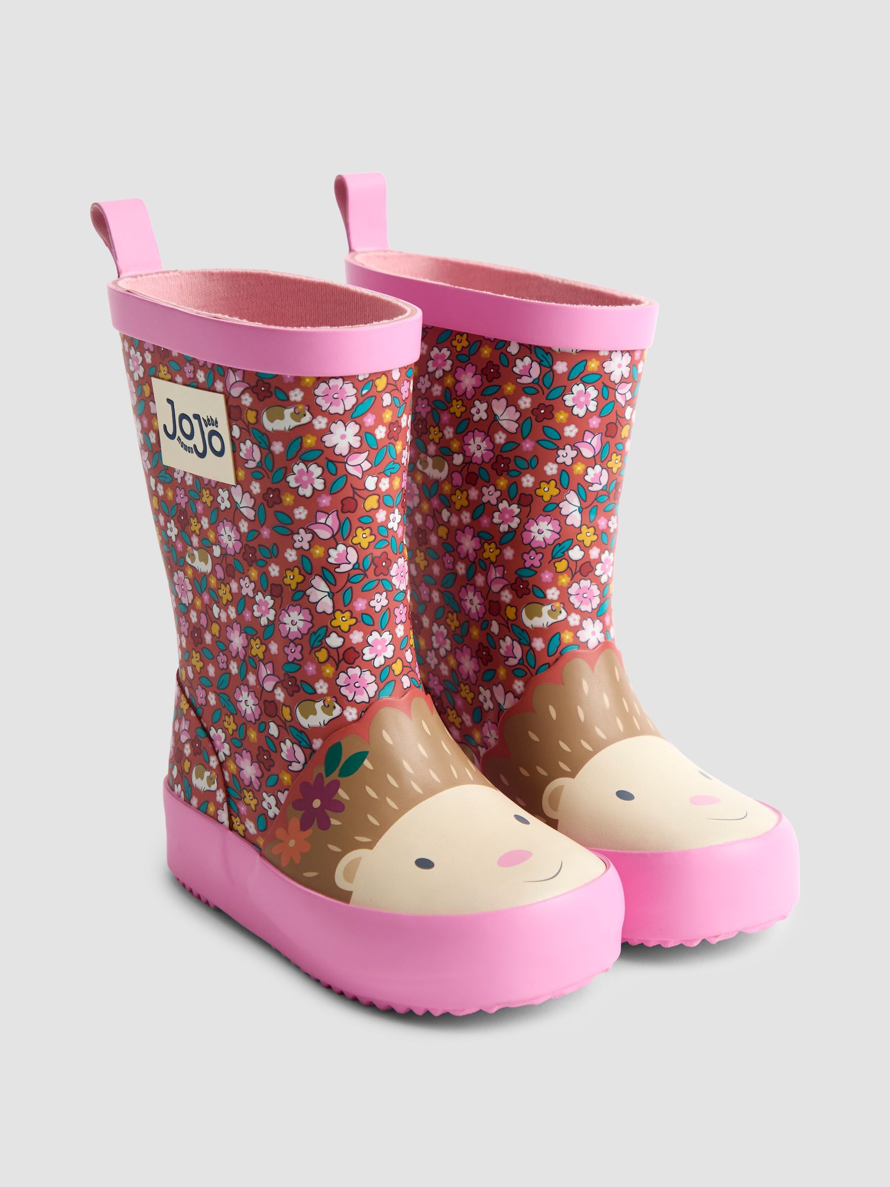 Brown Floral Cosy Lined Boot - Image 1 of 4