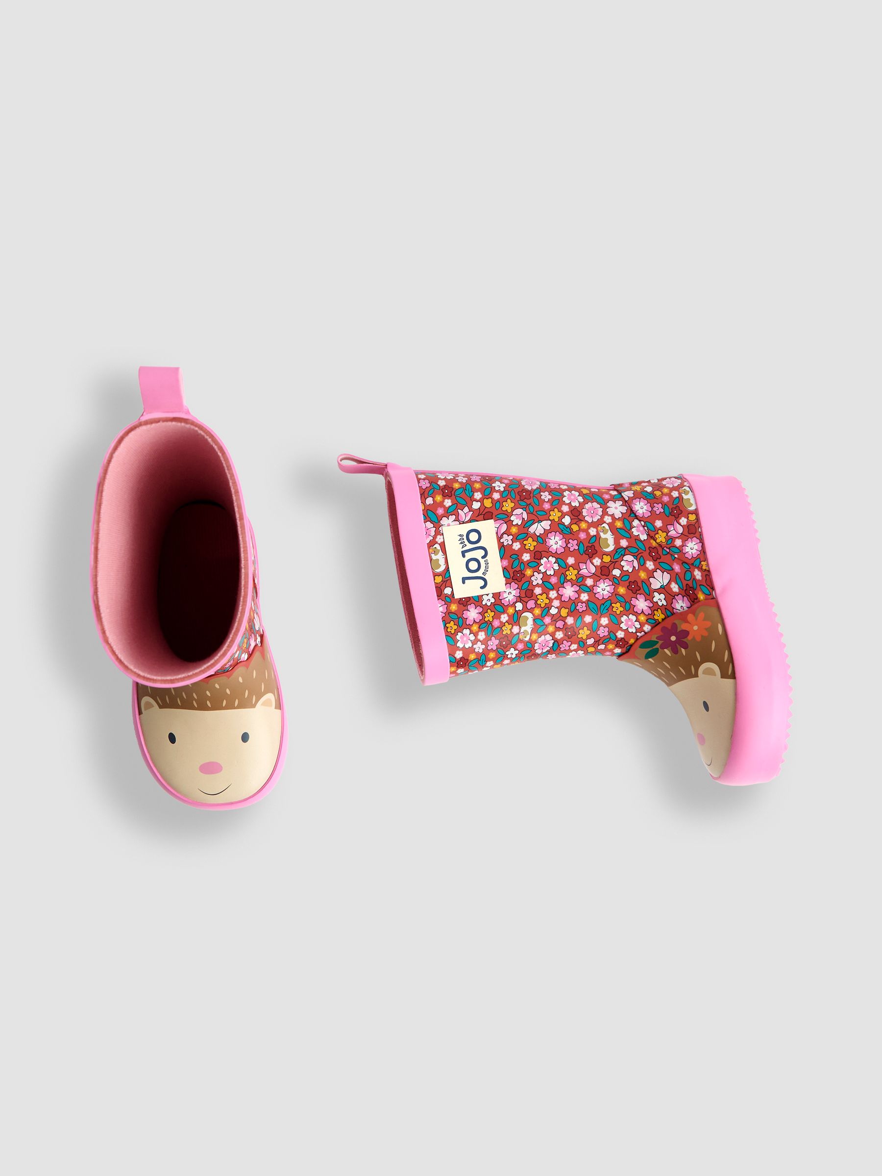 Brown Floral Cosy Lined Boot - Image 3 of 4