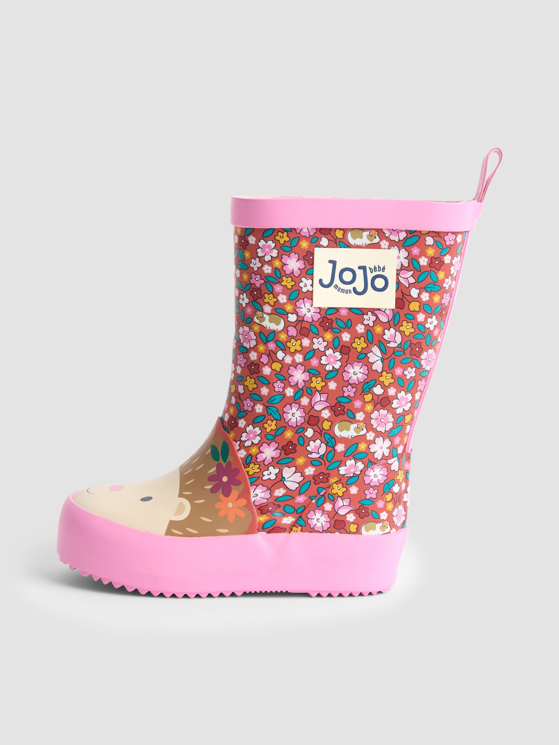 Brown Floral Cosy Lined Boot - Image 4 of 4