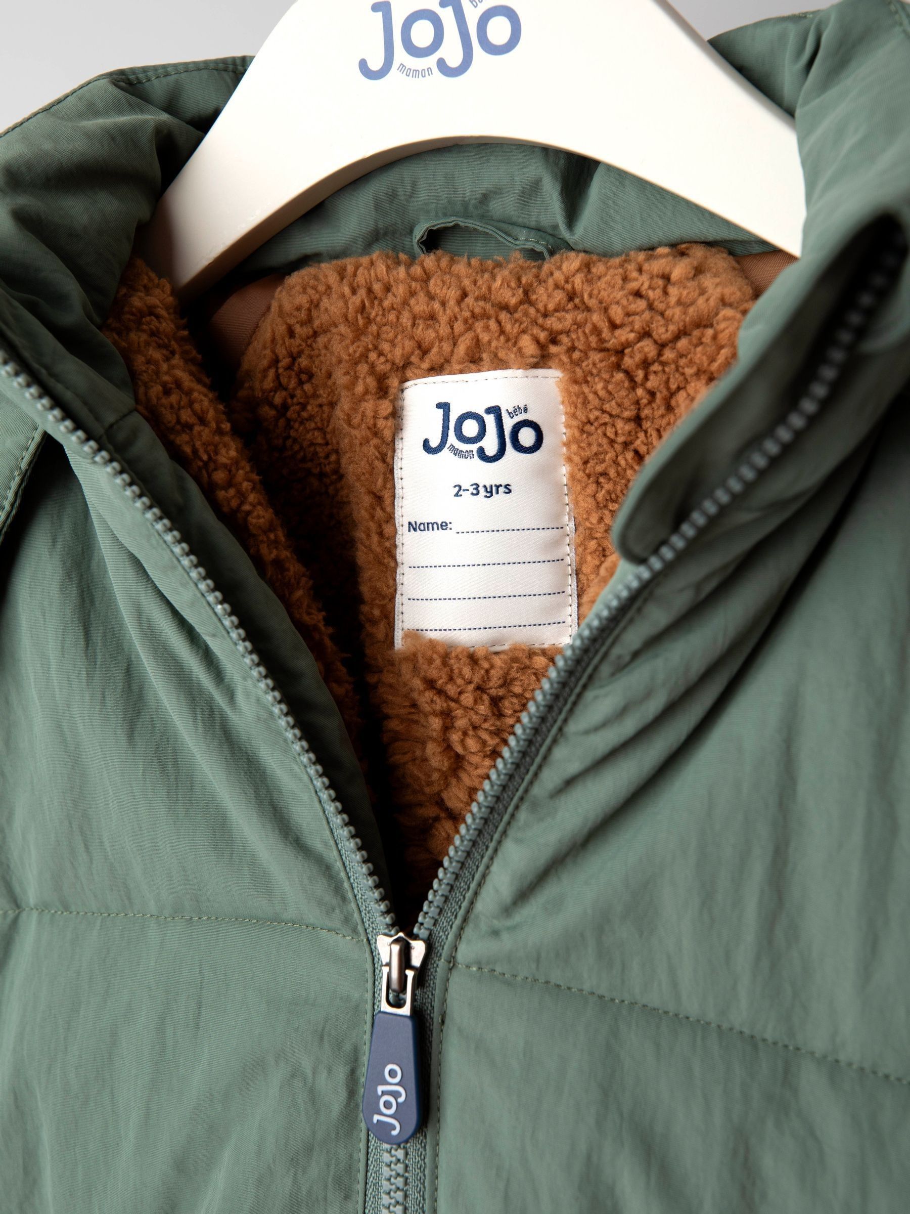Light Green Cosy Lined Puffer Jacket - Image 3 of 5