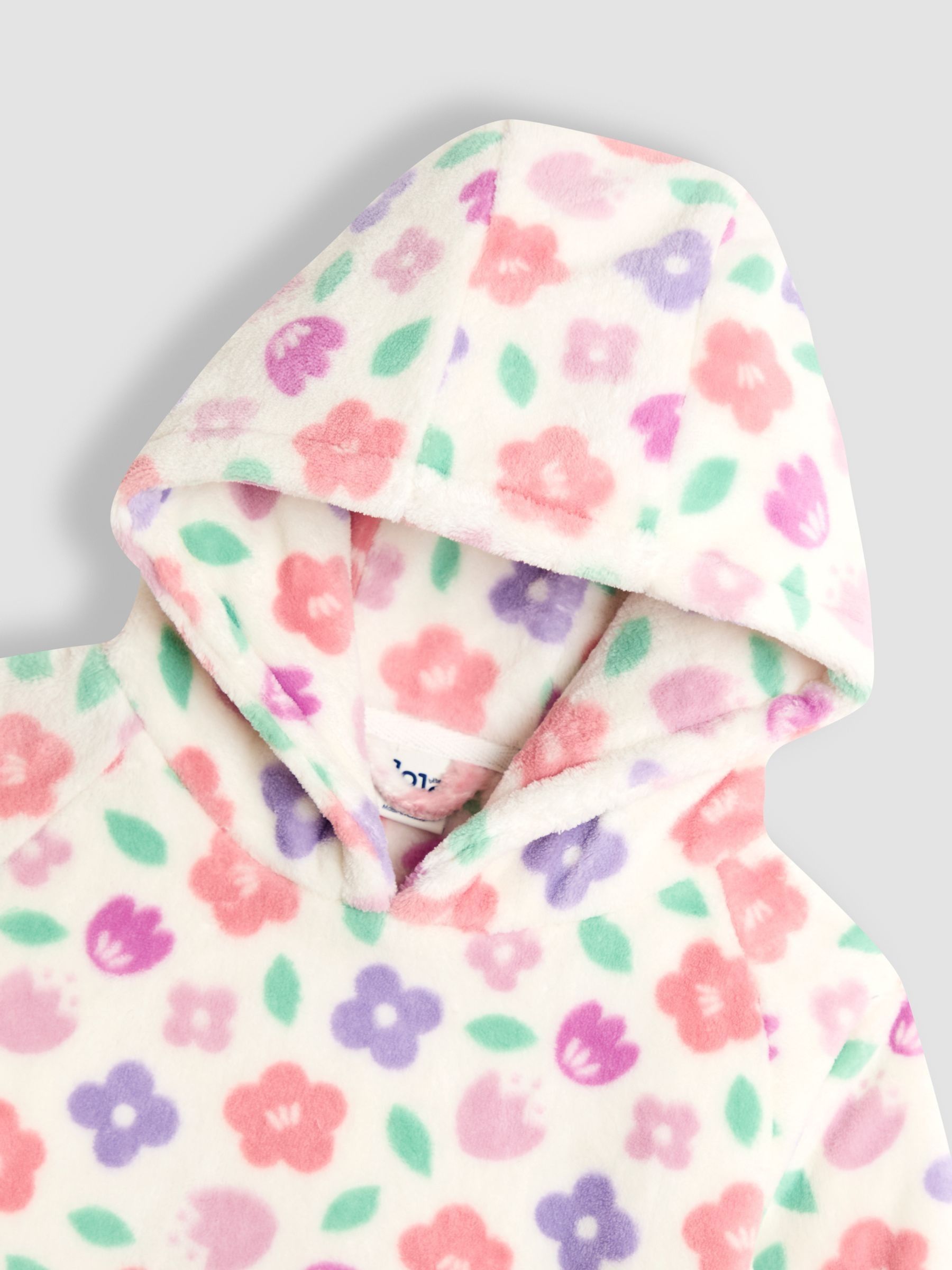 Pink Floral Cosy Hooded Blanket - Image 3 of 4