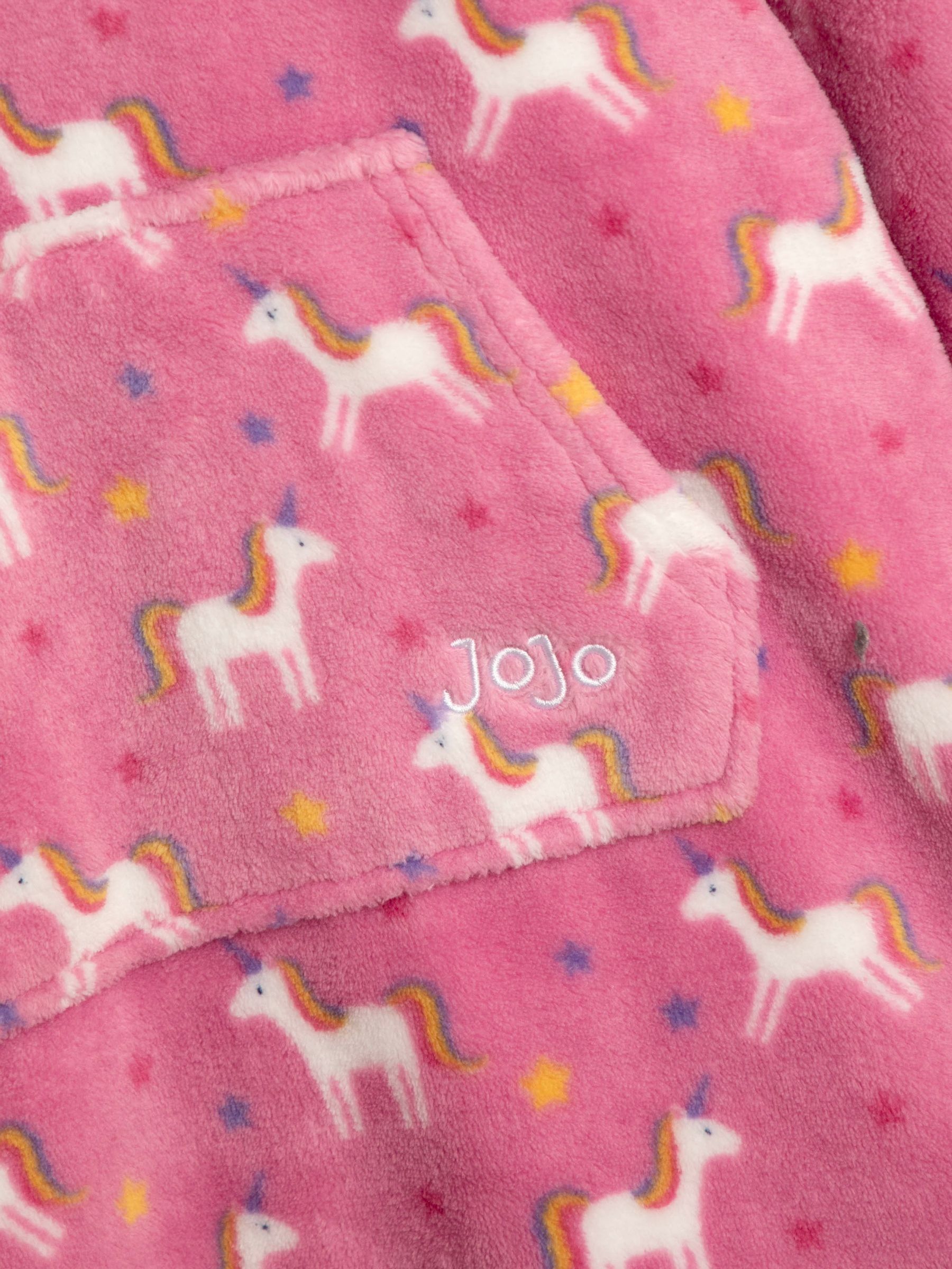 Pink Unicorn Cosy Hooded Blanket - Image 3 of 4