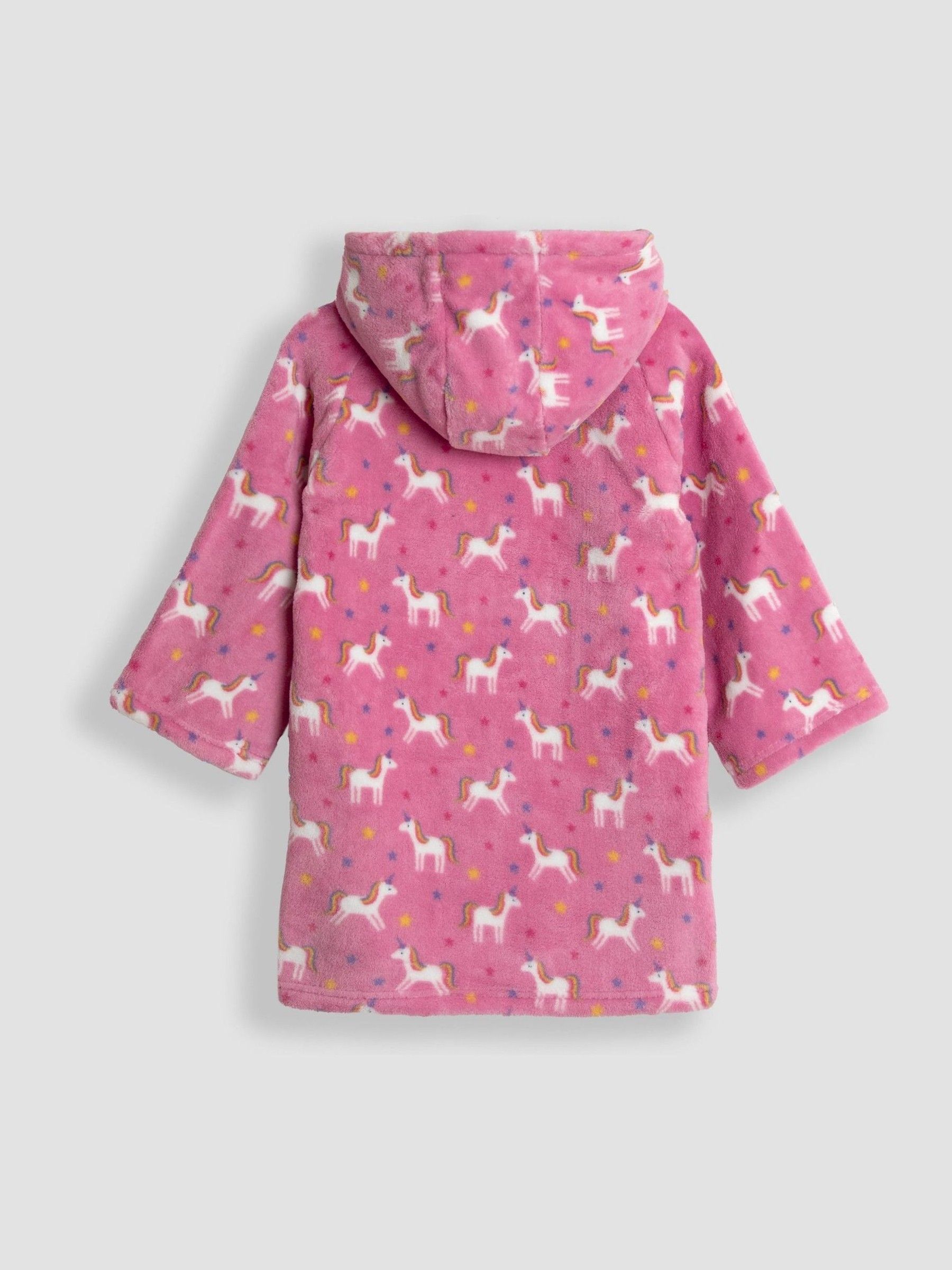 Pink Unicorn Cosy Hooded Blanket - Image 4 of 4
