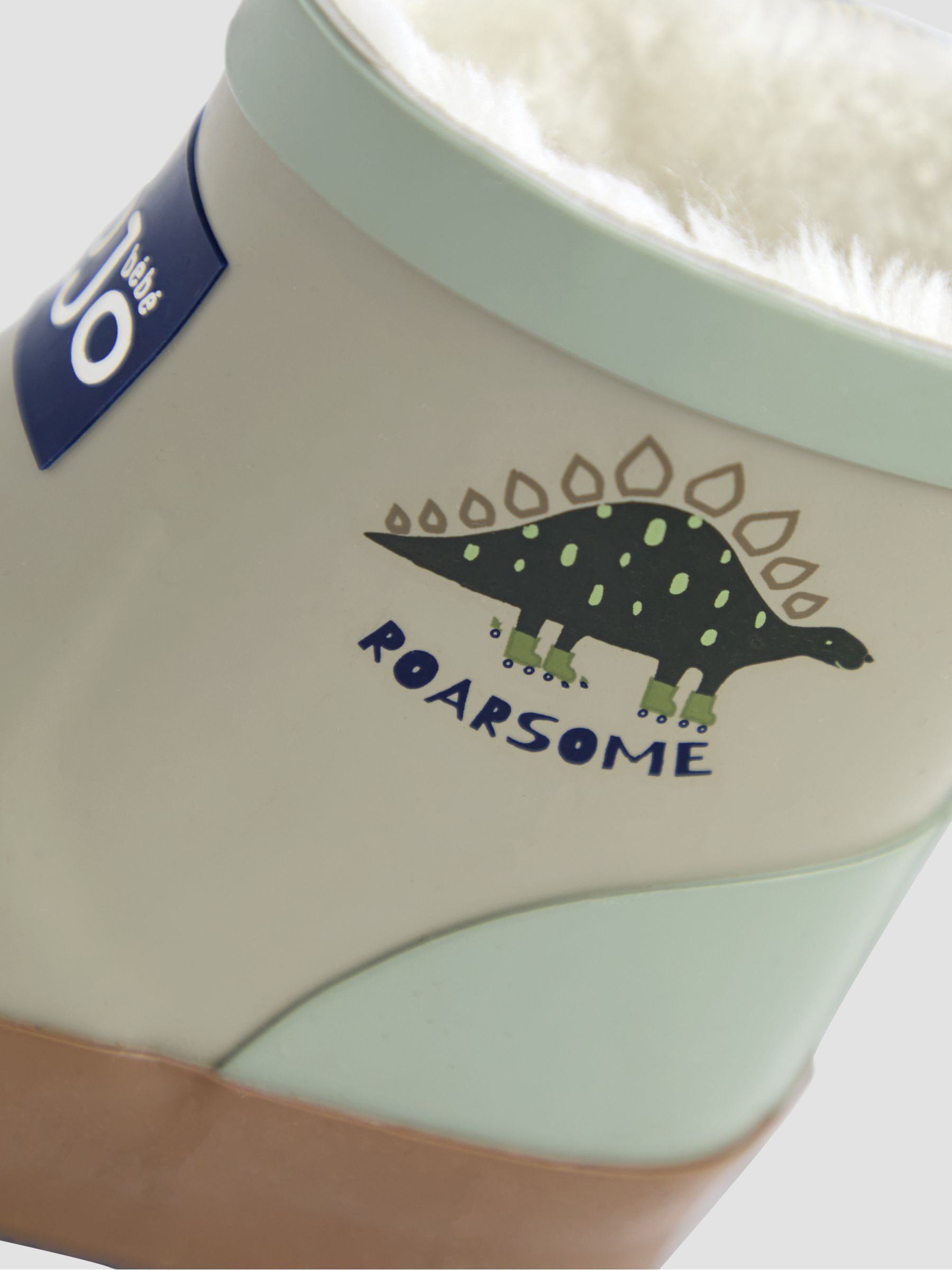 Stone Dino Cosy Lined Ankle Wellies - Image 7 of 7