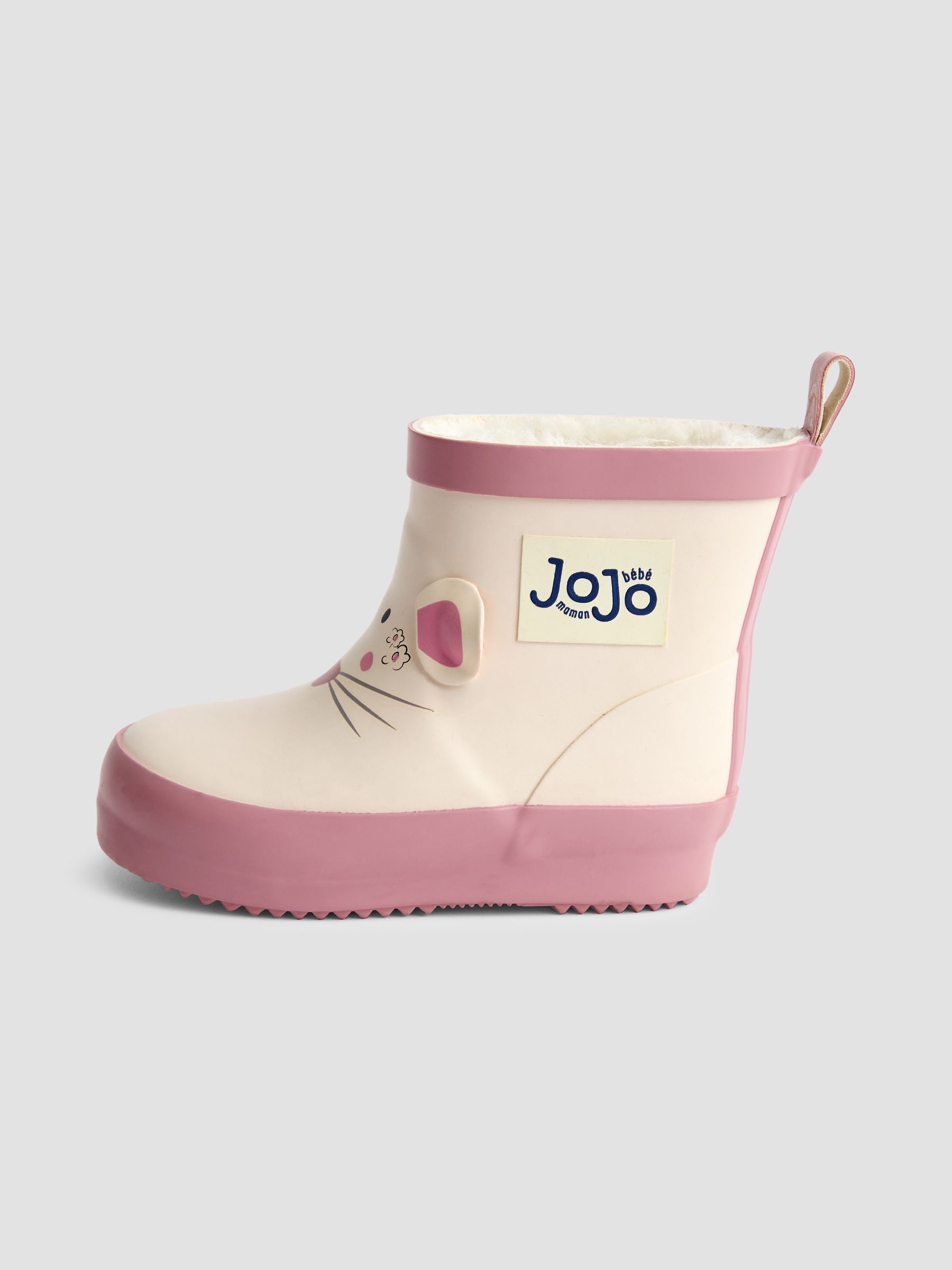 Cream Rust Cosy Lined Ankle Wellies - Image 4 of 5