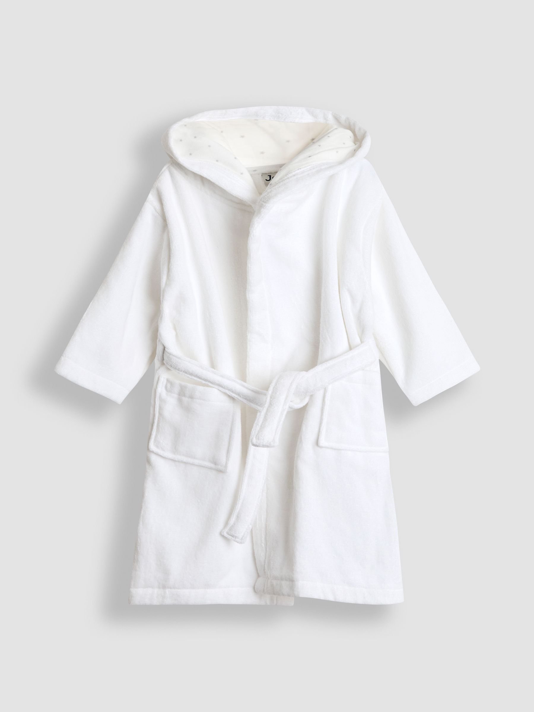 White Character Towelling Bath Robe - Image 1 of 3