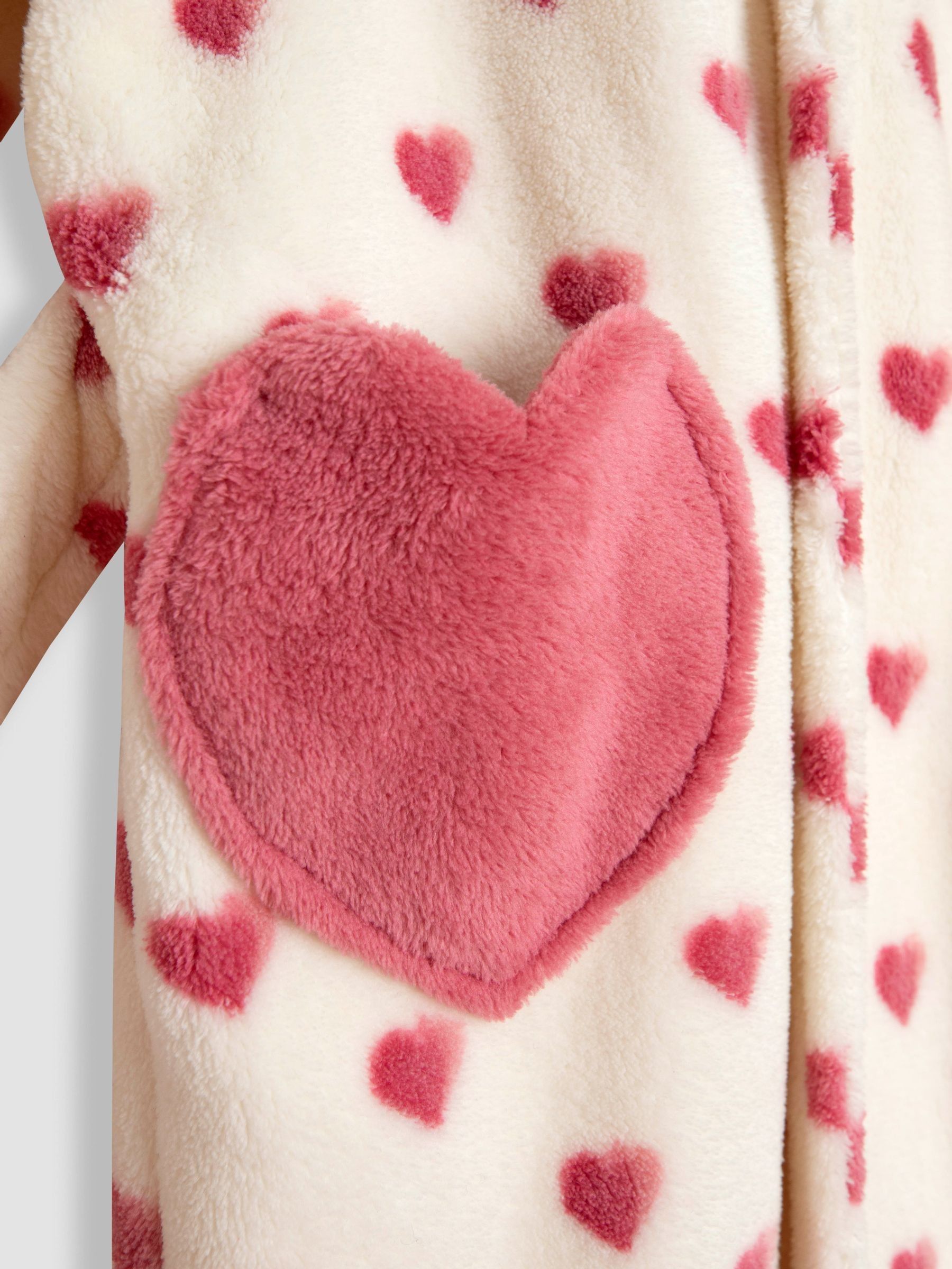 Cream Heart Dressing Gown - Image 3 of 6