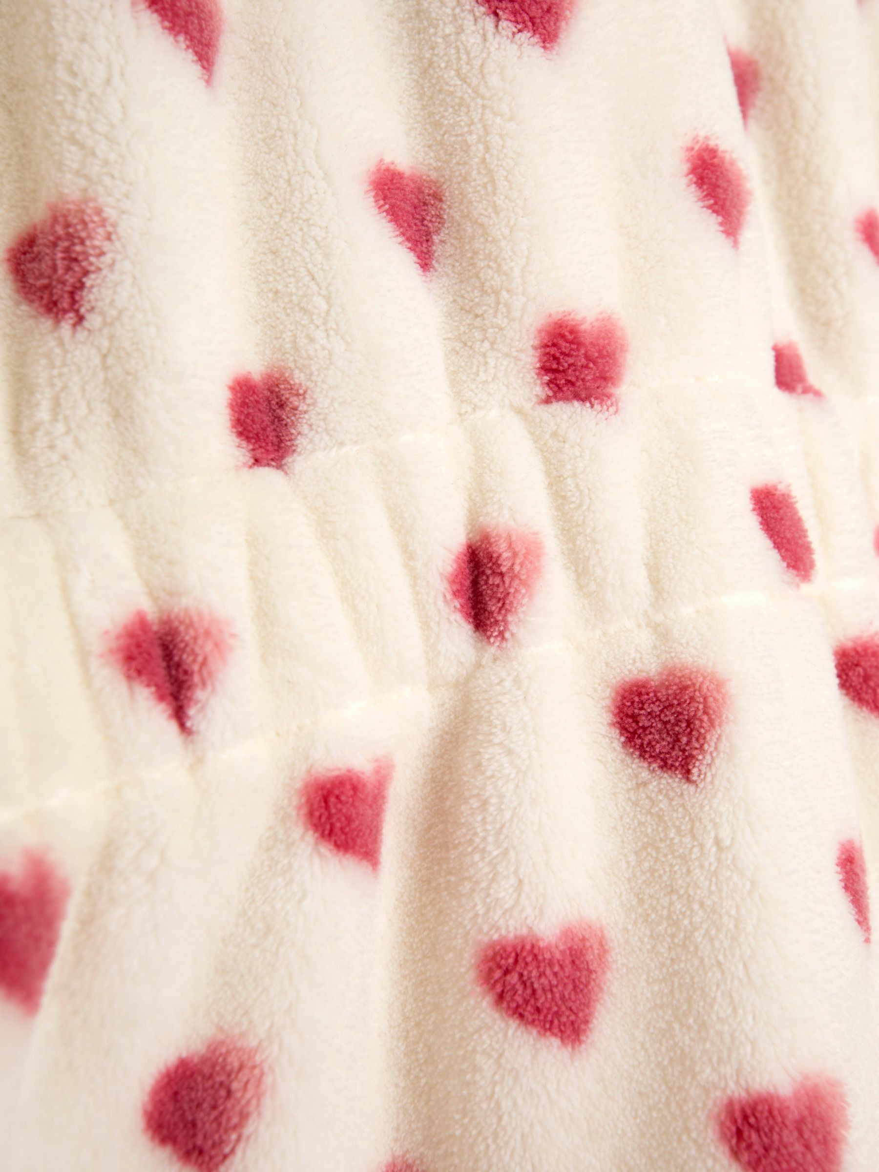 Cream Heart Dressing Gown - Image 6 of 6