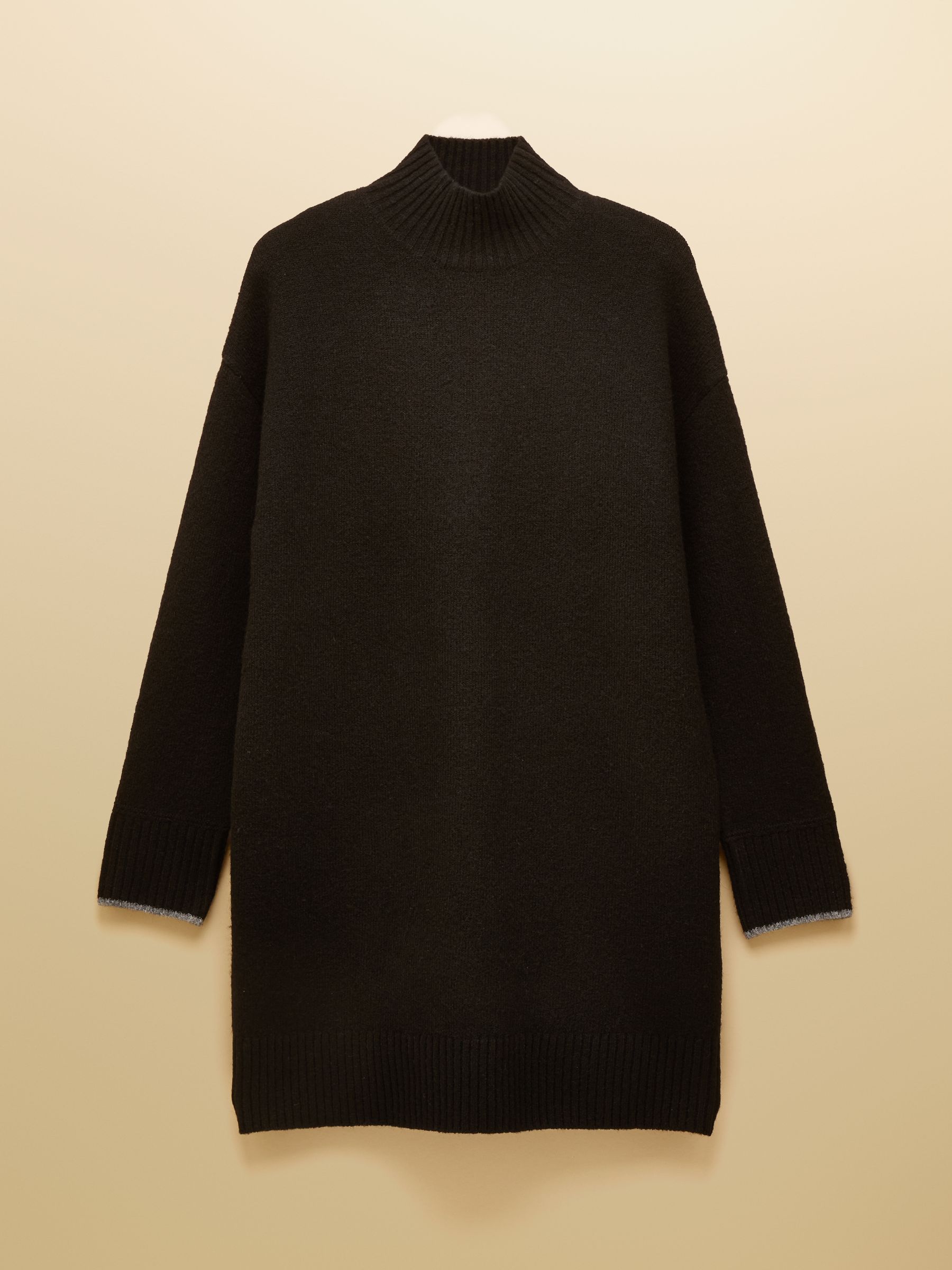 Hailey Black High Neck Knitted Dress - Image 8 of 8 Hailey Black High Neck Knitted Dress - Image 8 of 8