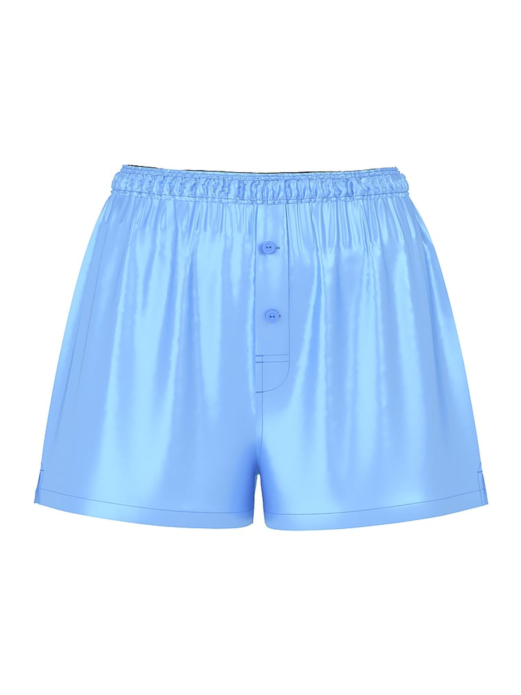 Seascape Blue Short Pyjama Bottoms - Image 3 of 3