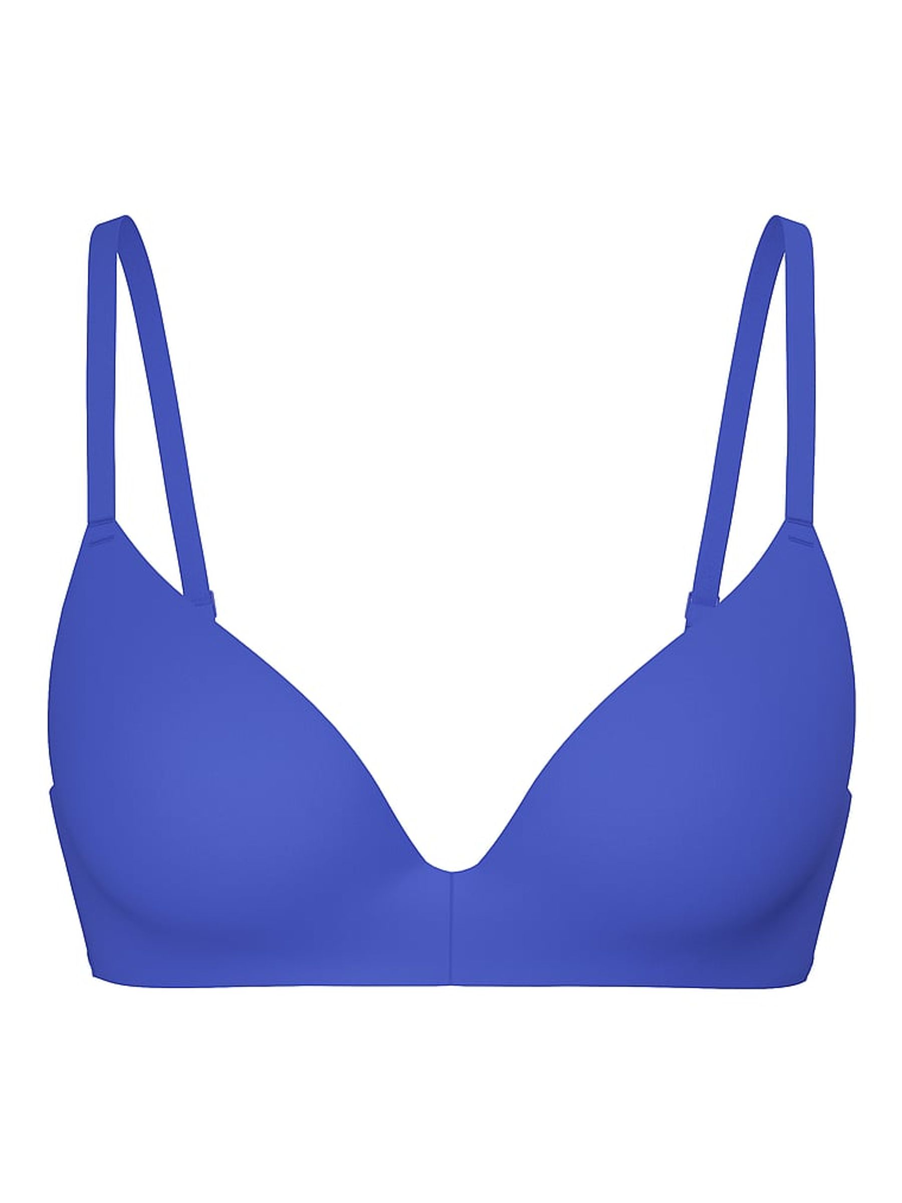 Ultra Marine Blue Non Wired Push Up Bra - Image 1 of 1