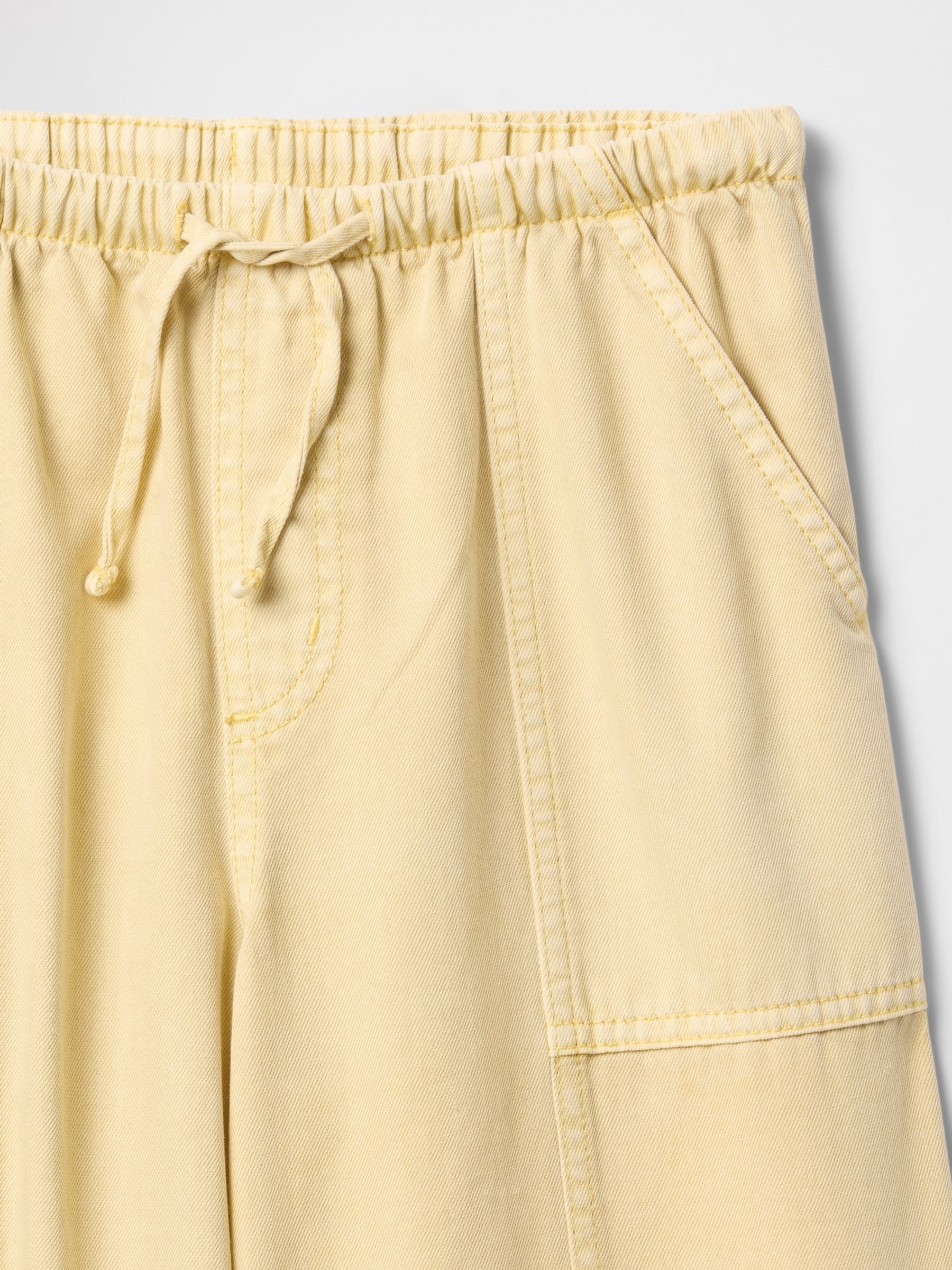 Yellow Twill Easy Baggy Trousers - Image 5 of 5