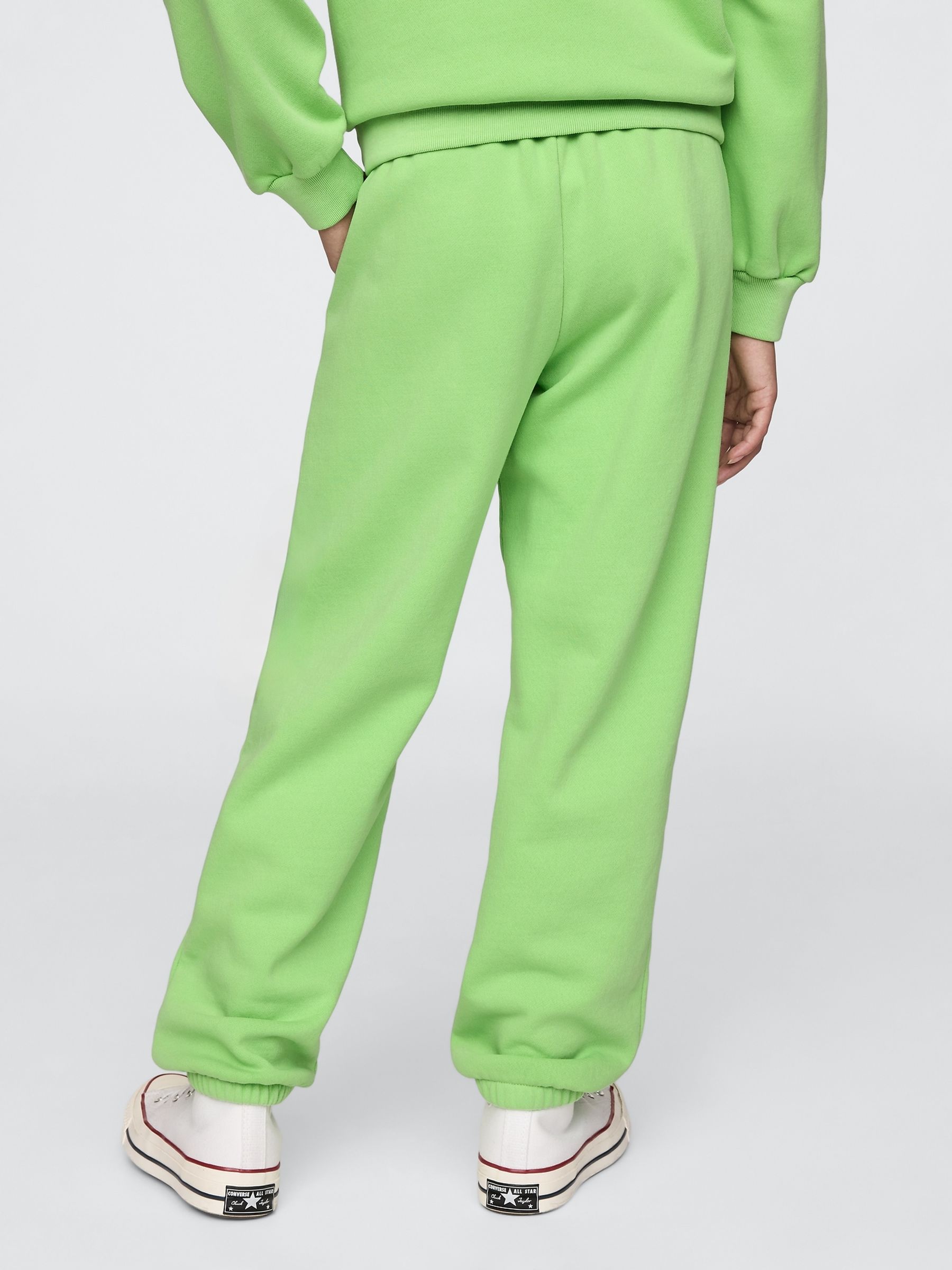 Green Vintage Soft Logo Joggers - Image 2 of 5