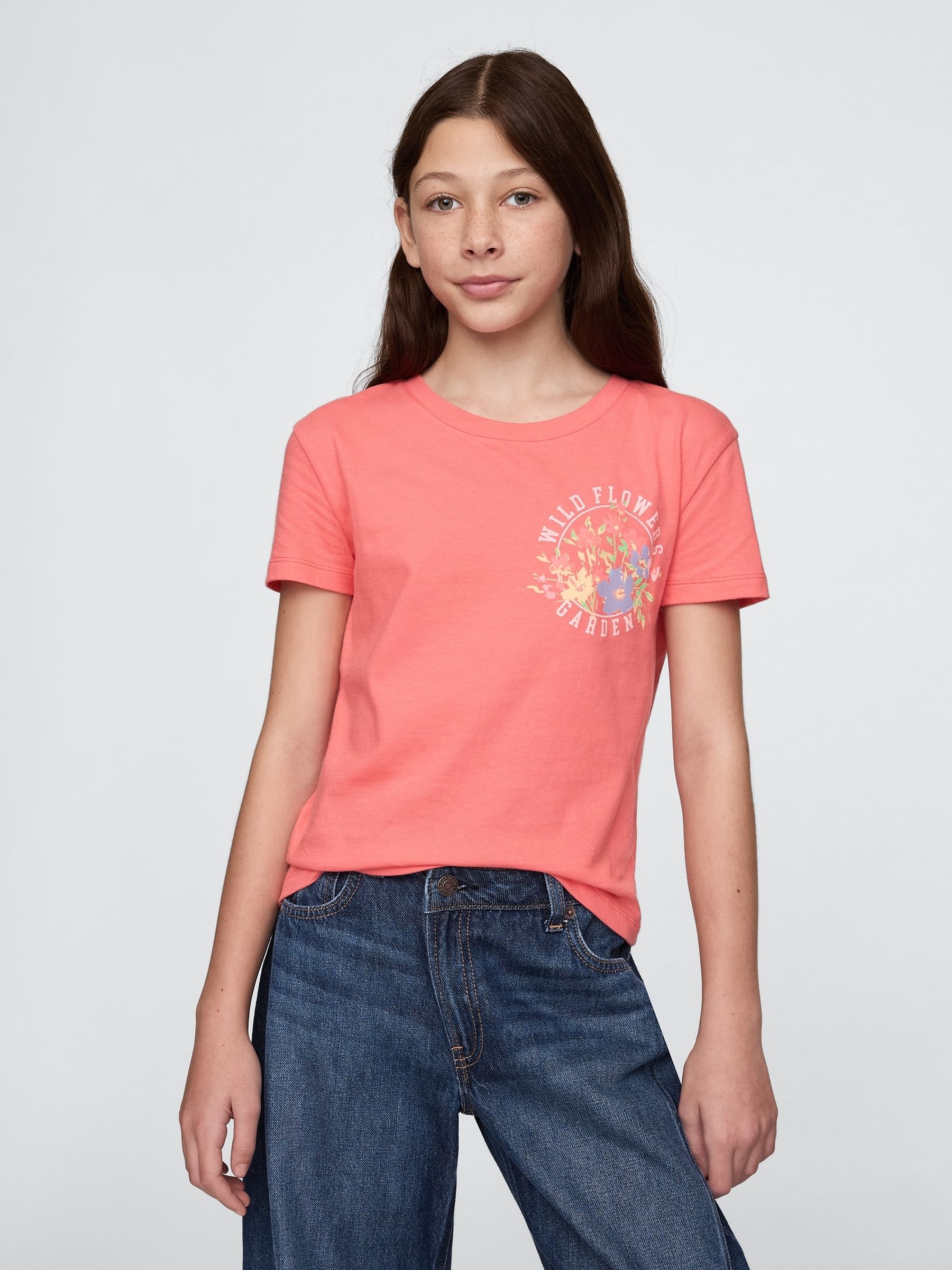 Red Graphic Short Sleeve Crew Neck T-Shirt (4-13yrs) - Image 1 of 4