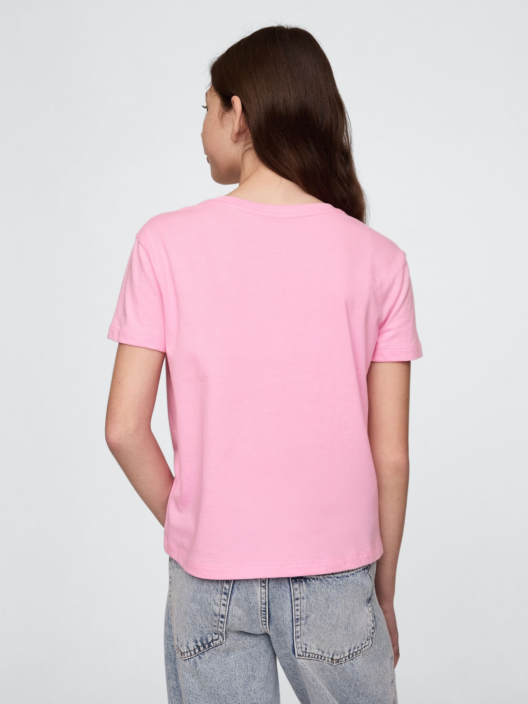 Pink Graphic Short Sleeve Crew Neck T-Shirt (4-13yrs) - Image 2 of 4