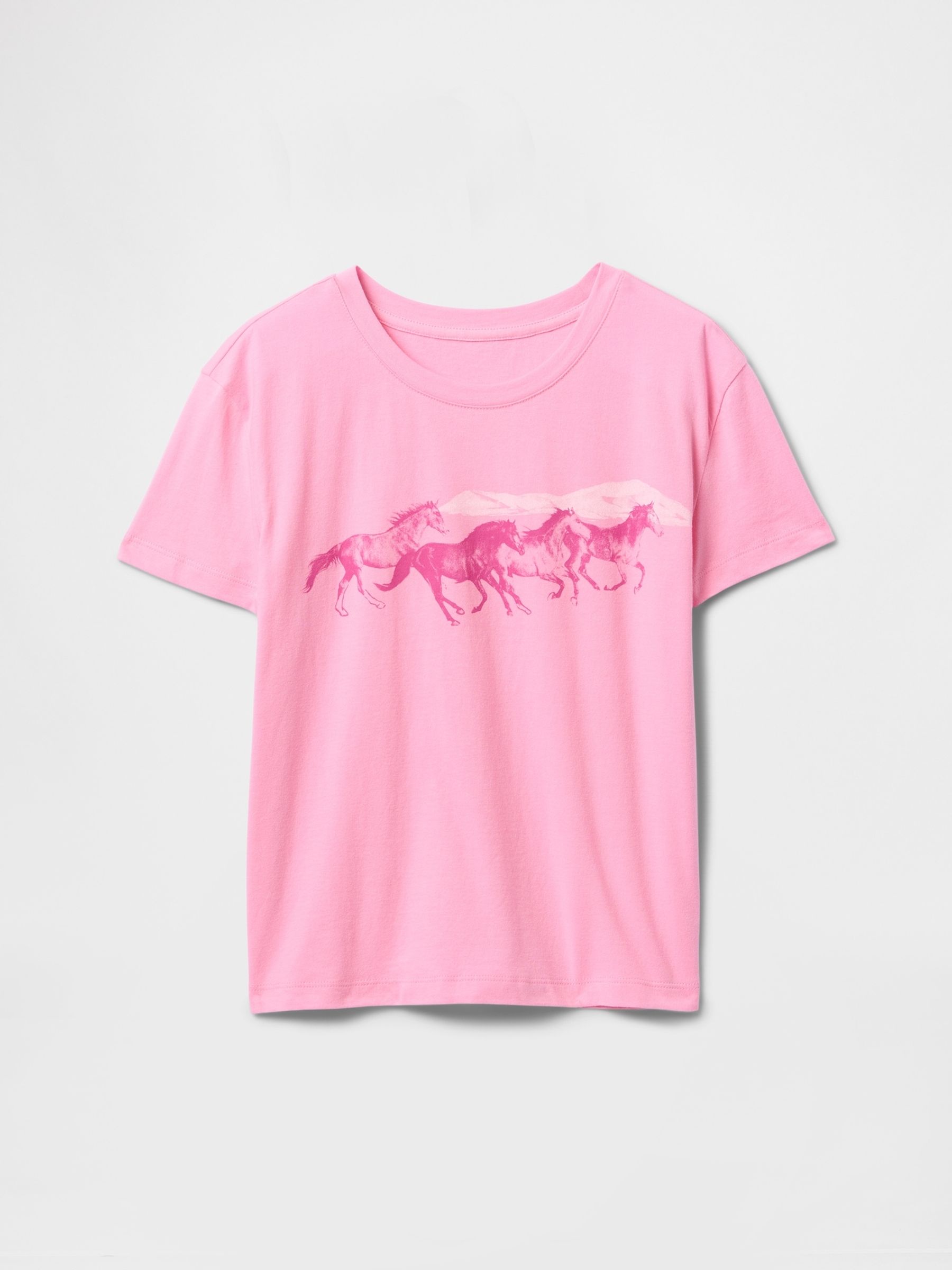 Pink Graphic Short Sleeve Crew Neck T-Shirt (4-13yrs) - Image 3 of 4