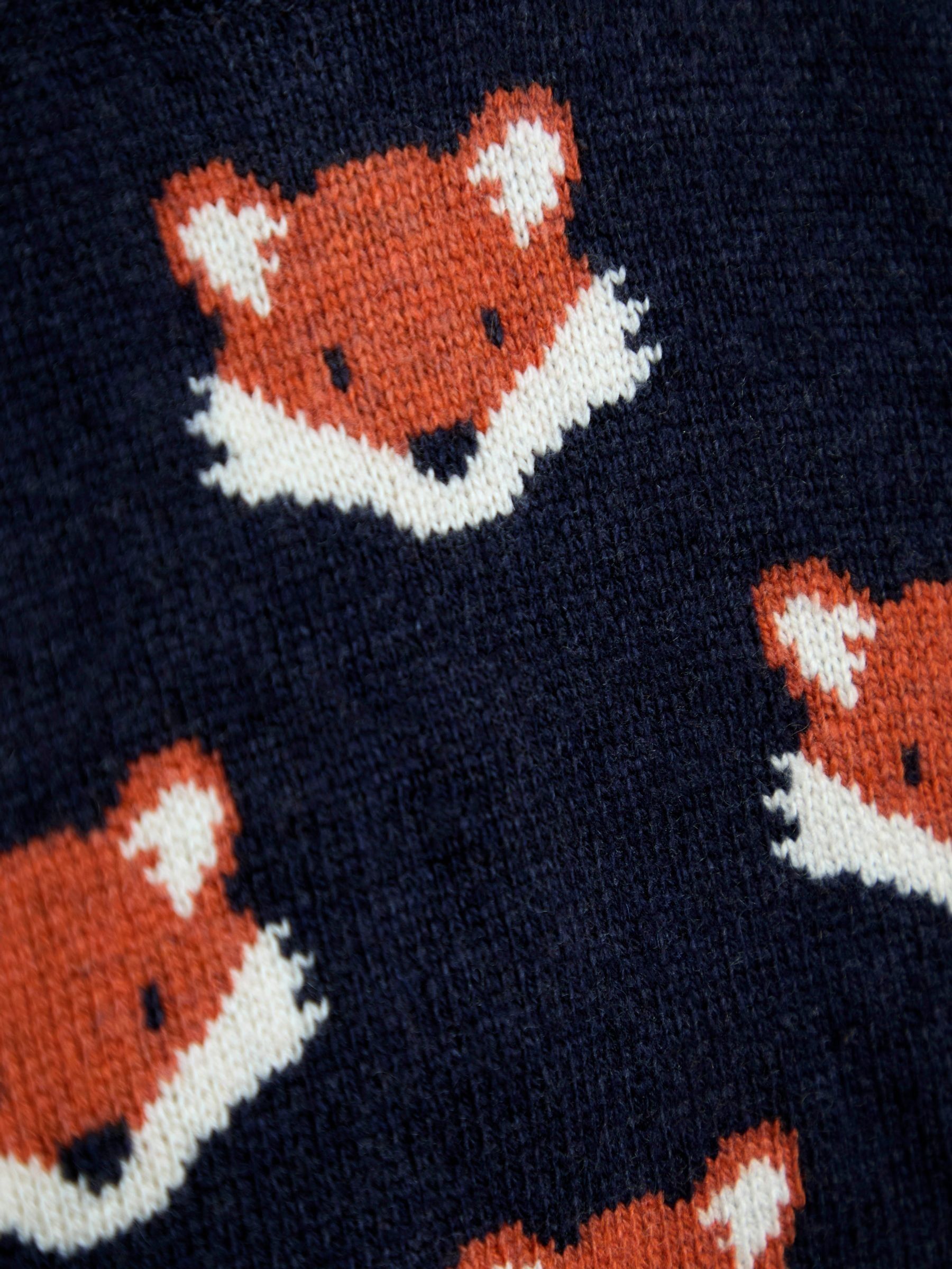 Blue Intarsia Jumper - Image 2 of 3