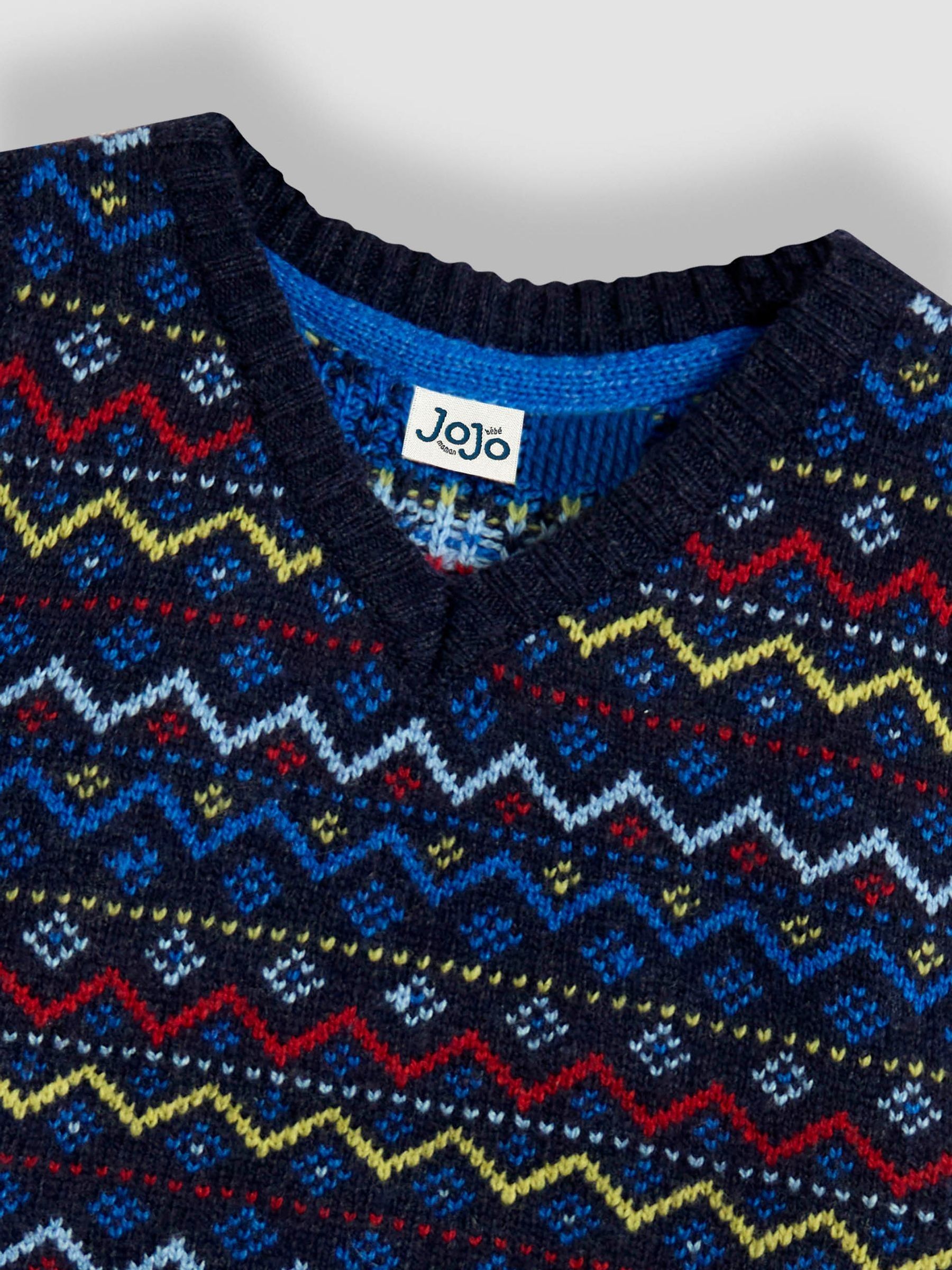 Blue Fair Isle Tank Top - Image 2 of 3