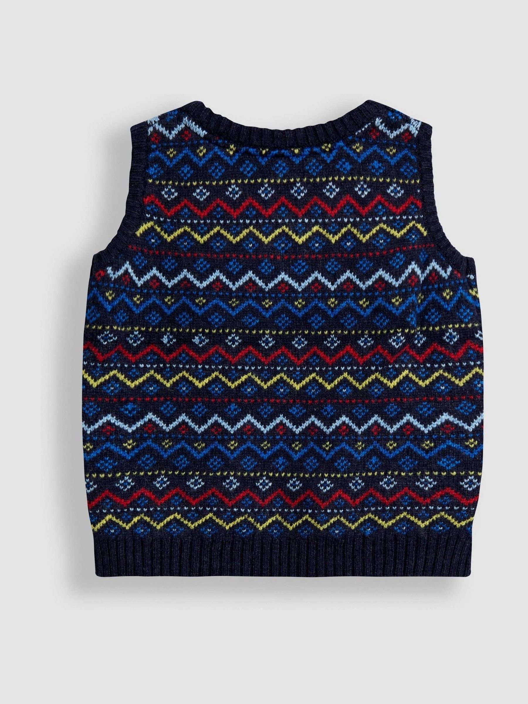 Blue Fair Isle Tank Top - Image 3 of 3