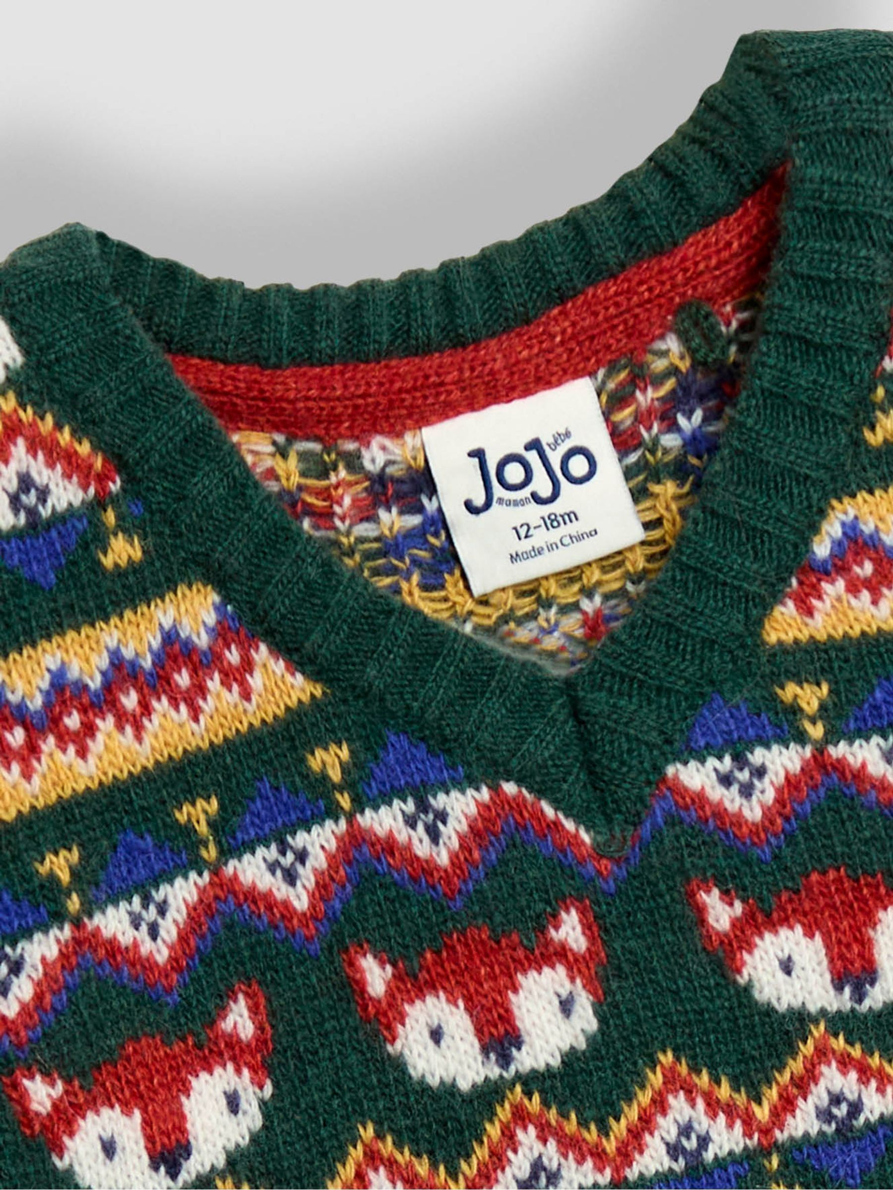 Green Fair Isle Tank Top - Image 2 of 3