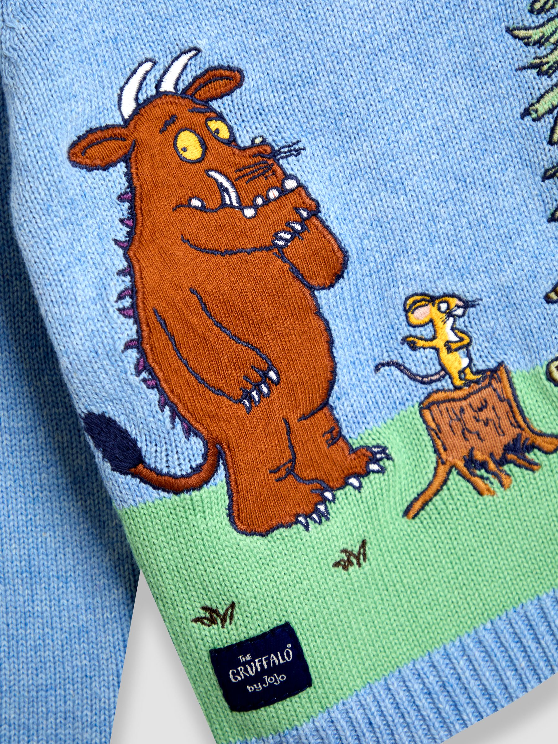 Blue The Gruffalo Scene Jumper - Image 3 of 3
