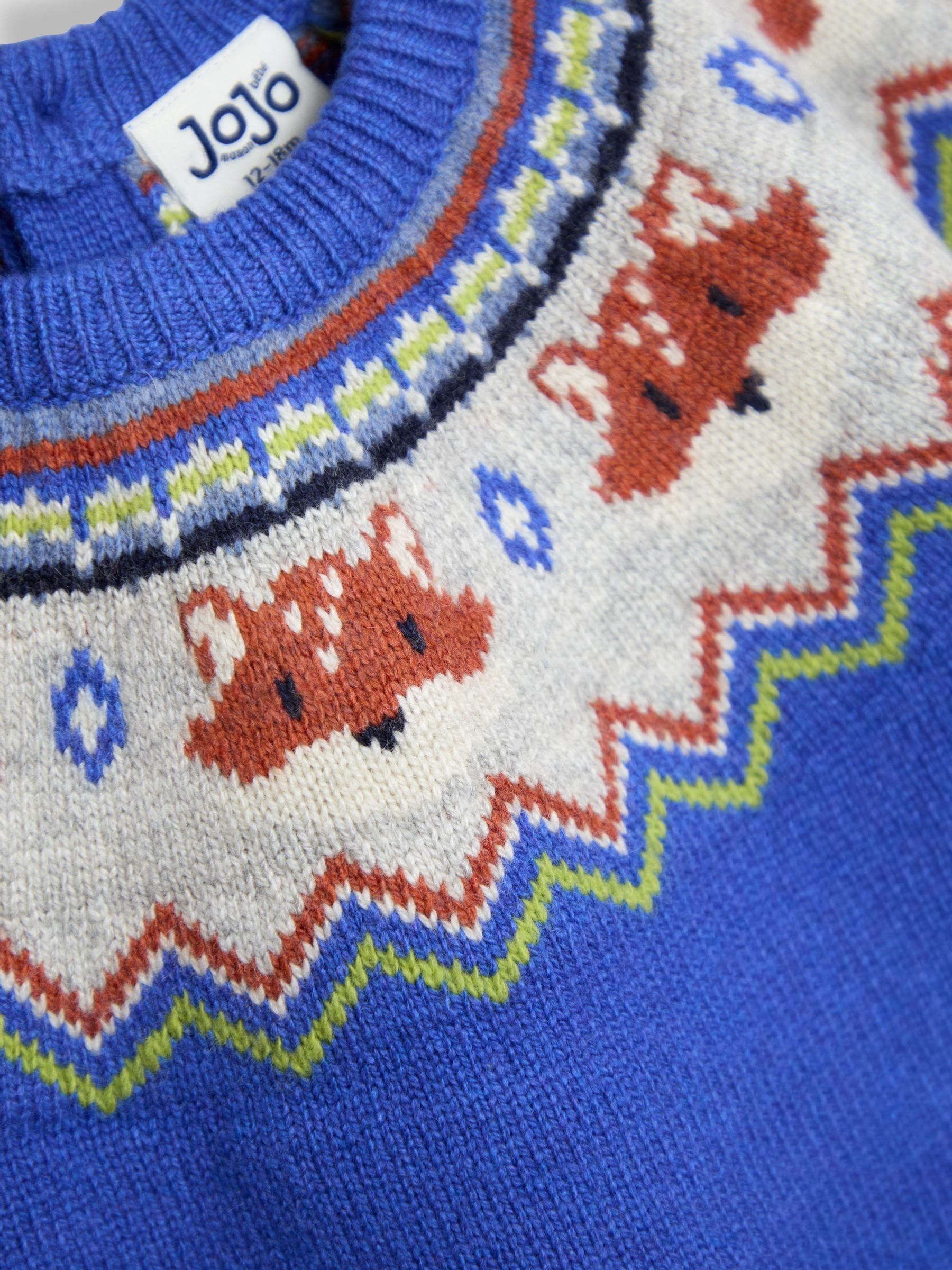 Blue Character Fair Isle Jumper - Image 2 of 3