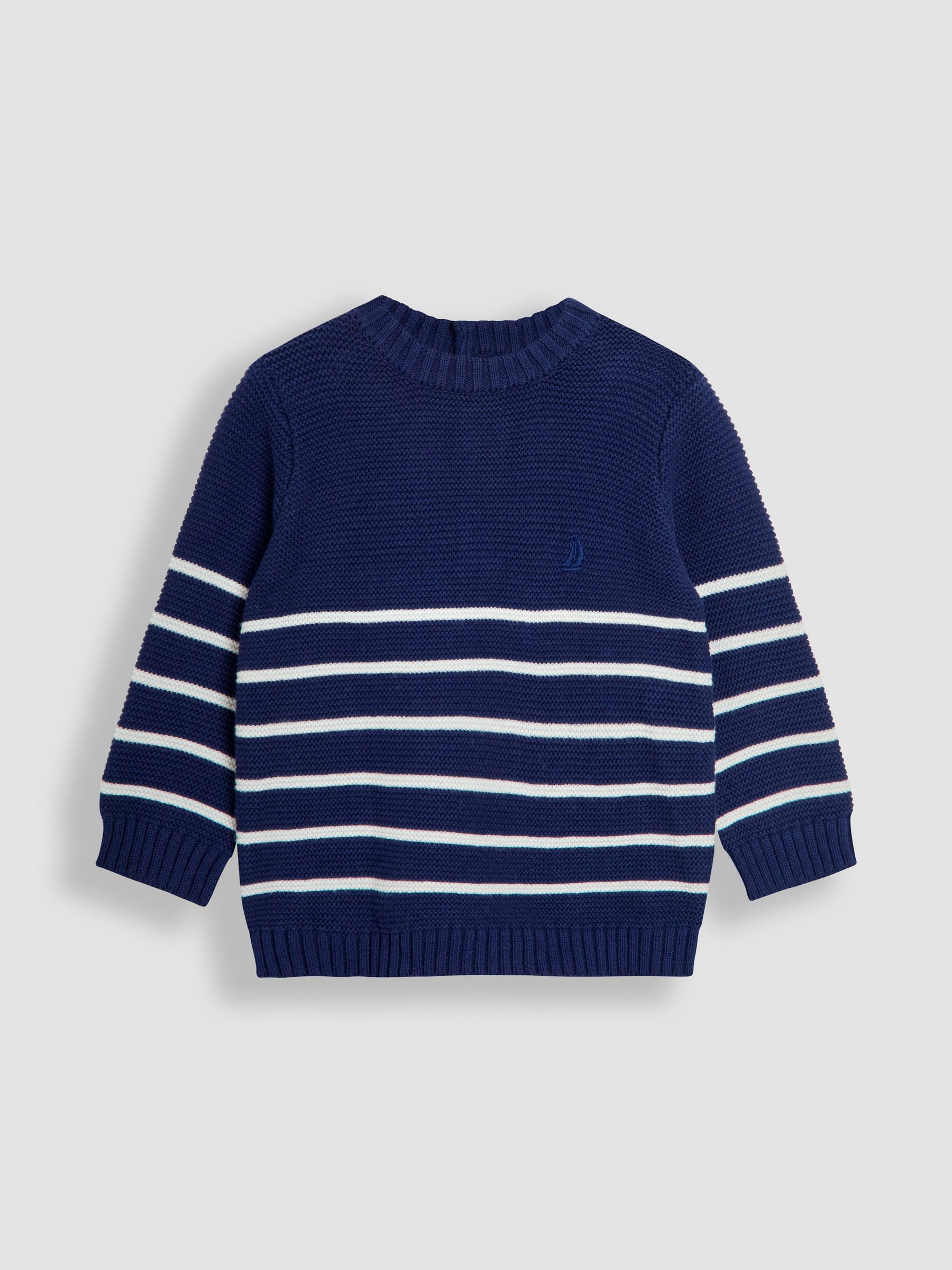 Blue Classic Stripe Jumper - Image 1 of 3