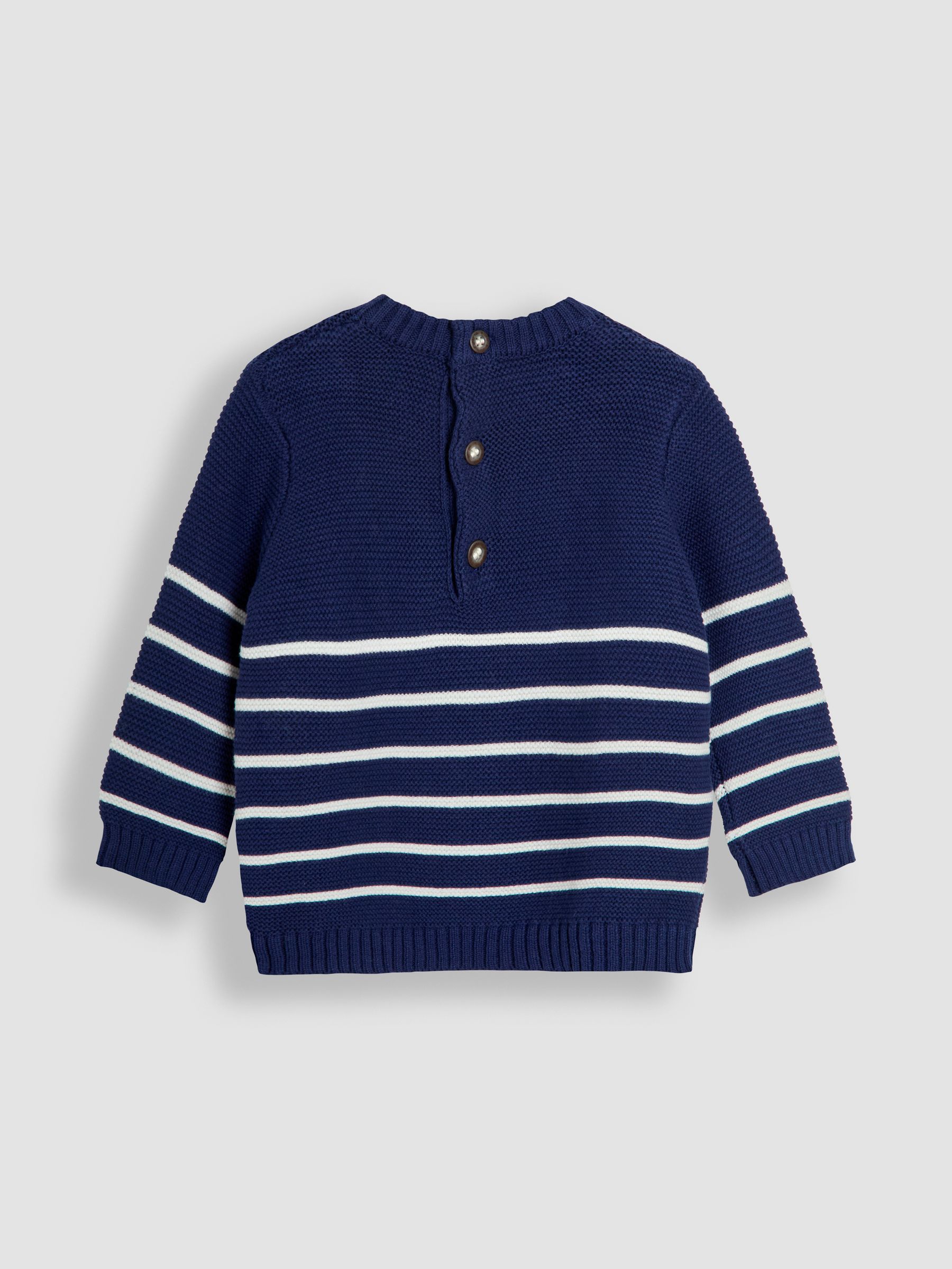 Blue Classic Stripe Jumper - Image 3 of 3