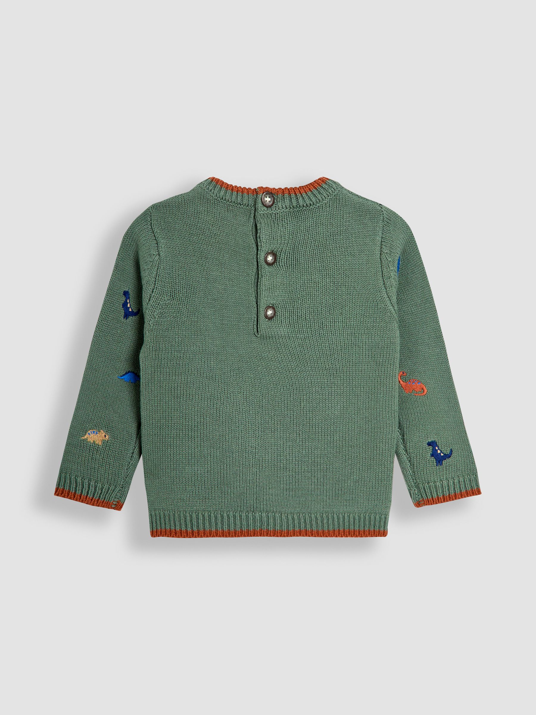 Green Embroidered Jumper - Image 2 of 3