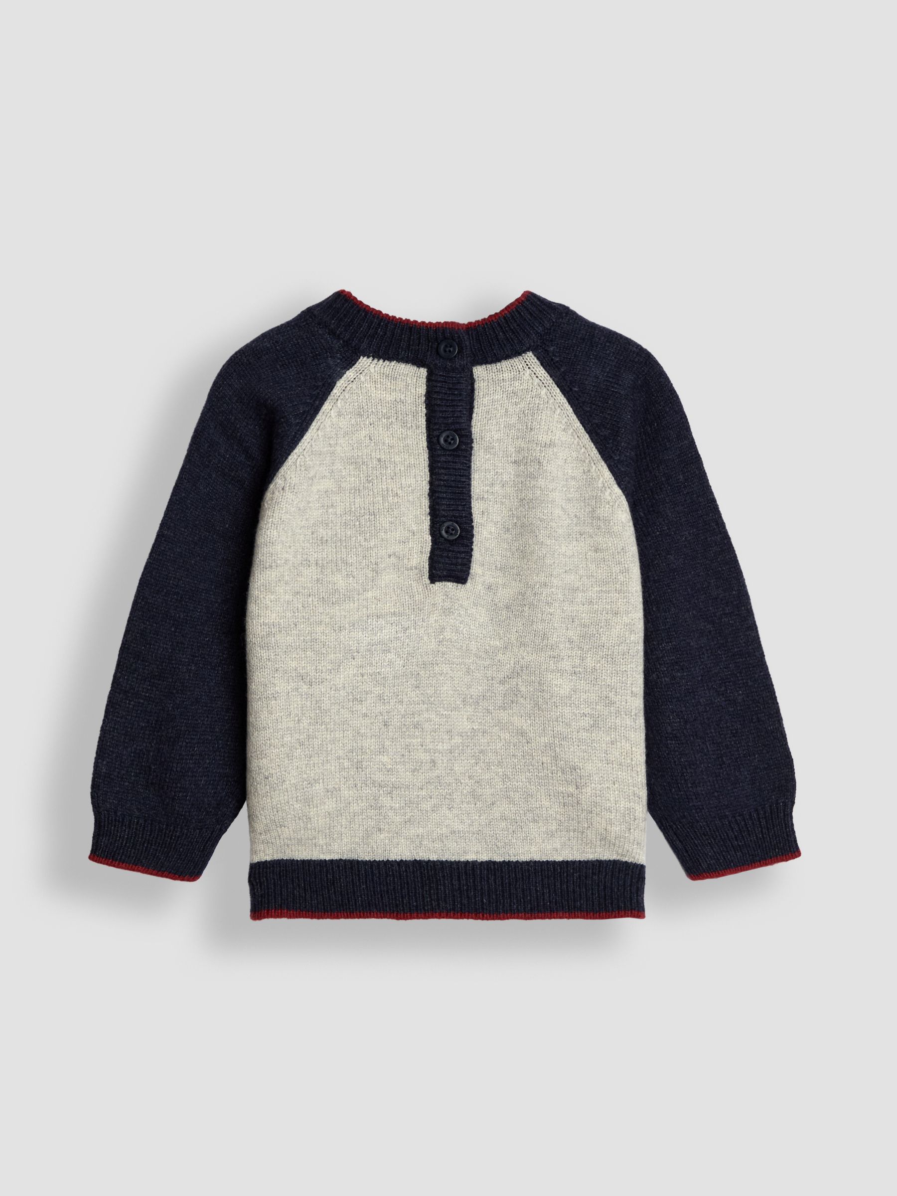Grey Raglan Character Jumper - Image 2 of 3