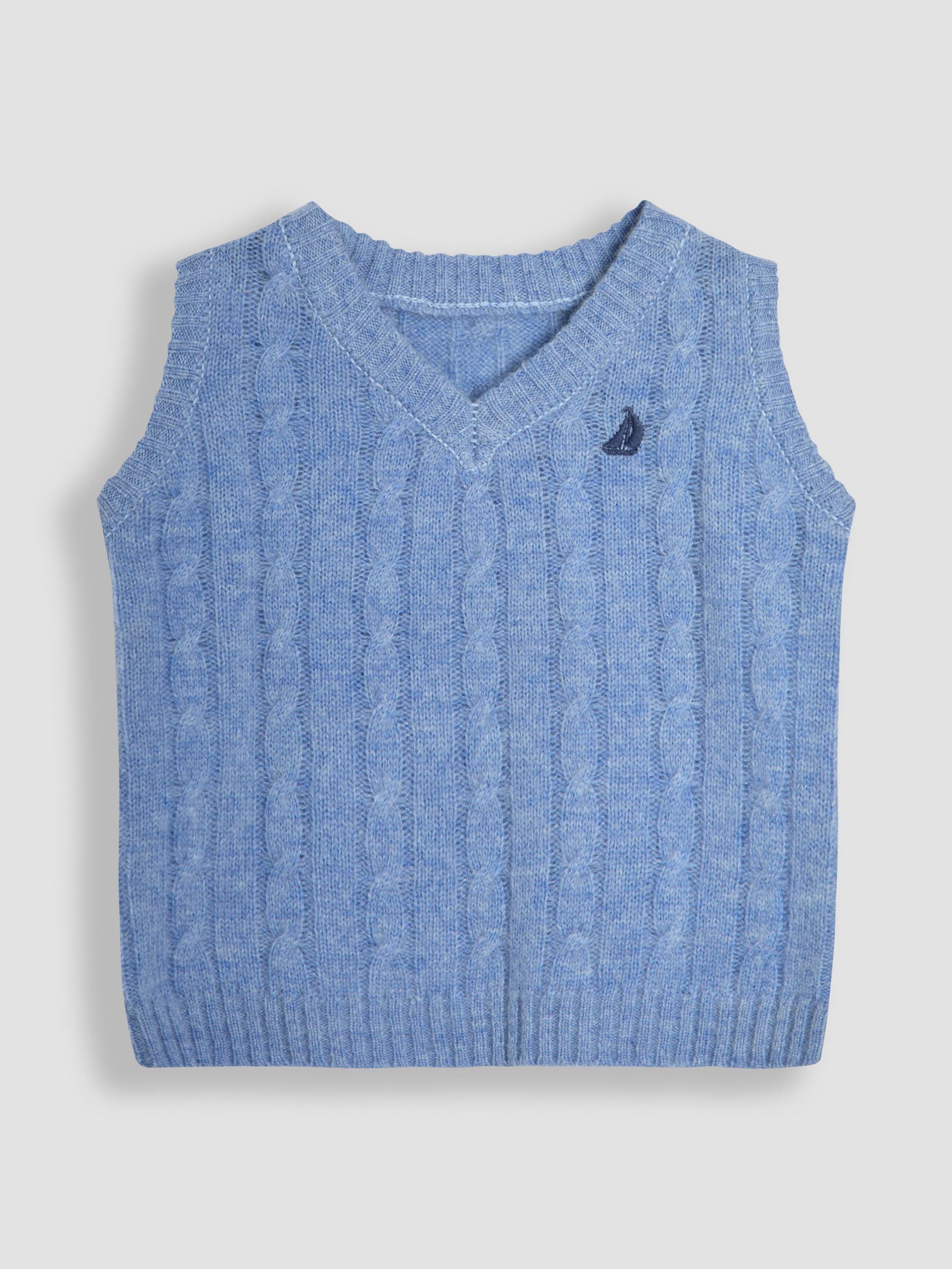 Blue Classic Cable Tank Top - Image 1 of 3